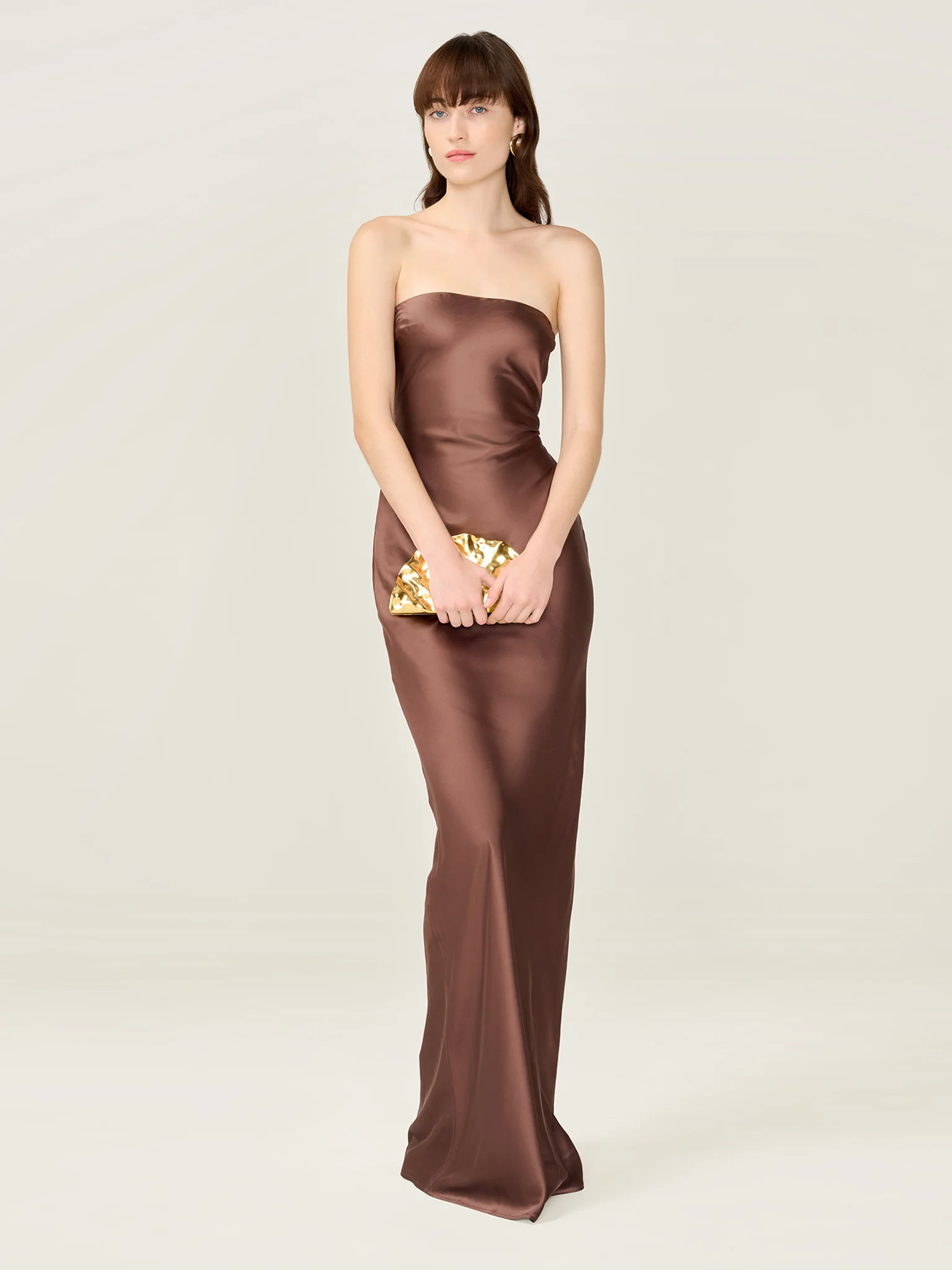 Amdra Dress in Chocolate