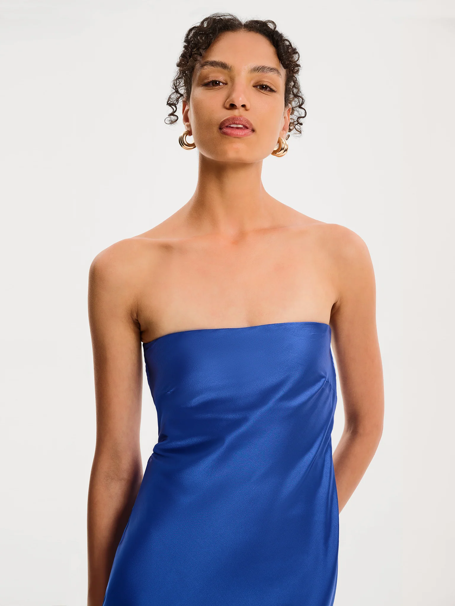 Amdra Dress in Cobalt - Image 3