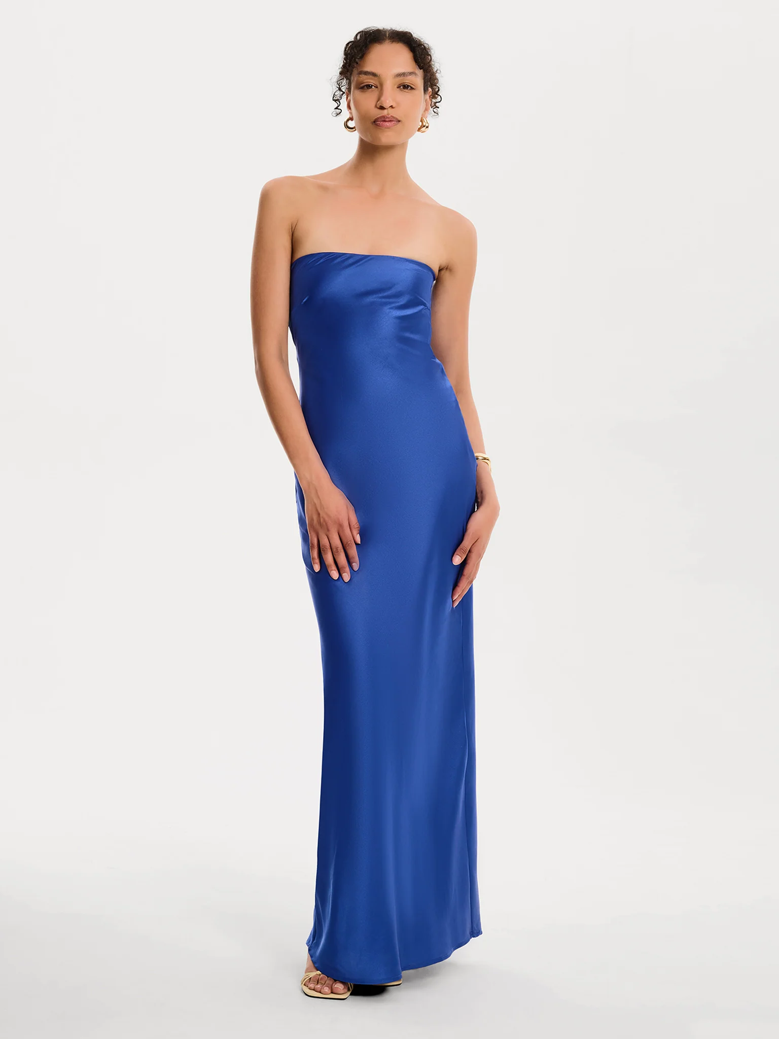 Amdra Dress in Cobalt - Image 4