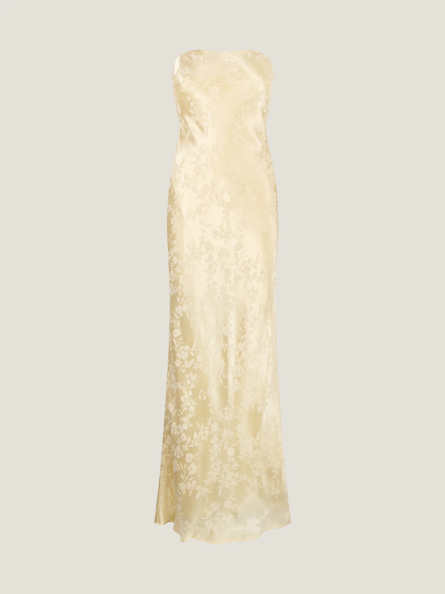 Amdra Jacquard Dress in Double Cream - Image 6