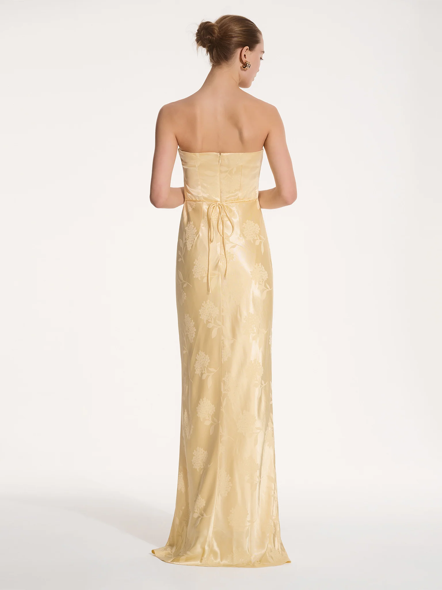 Amdra Maxi Dress in Vintage Yellow - Image 3
