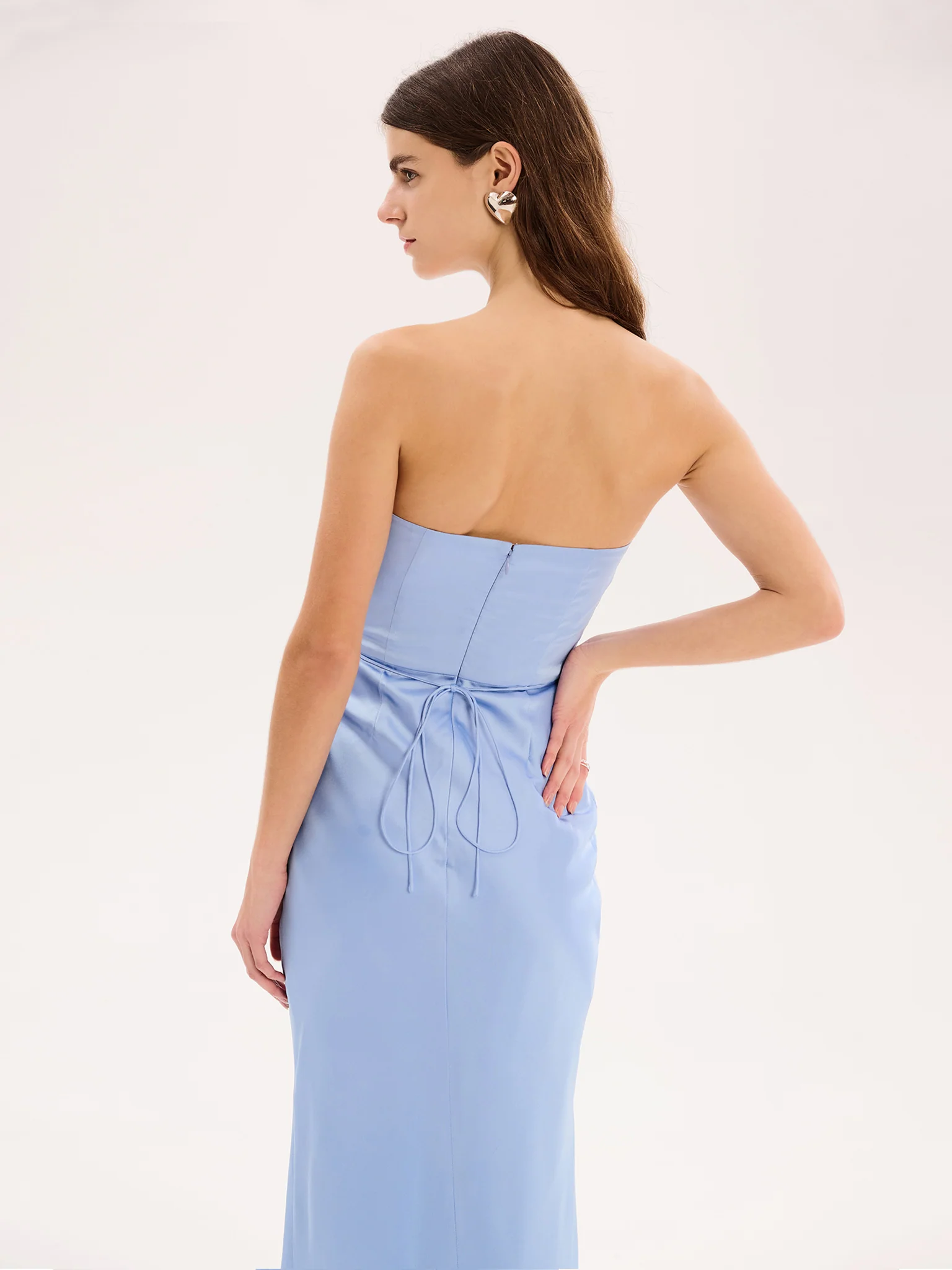 Amdra Maxi Dress in Light Blue - Image 4