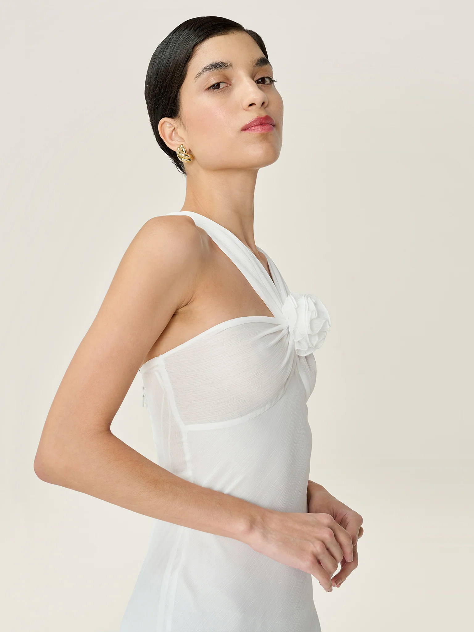 Amelie Dress in Ivory - Image 4