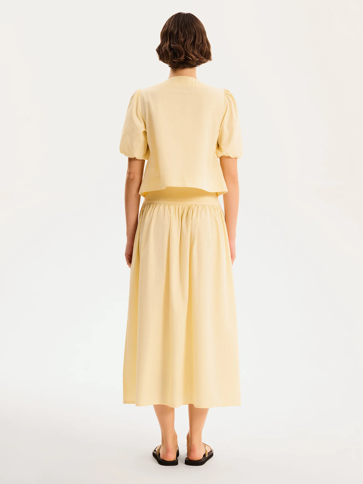 Apollo Blouse in Butter Yellow - Image 4