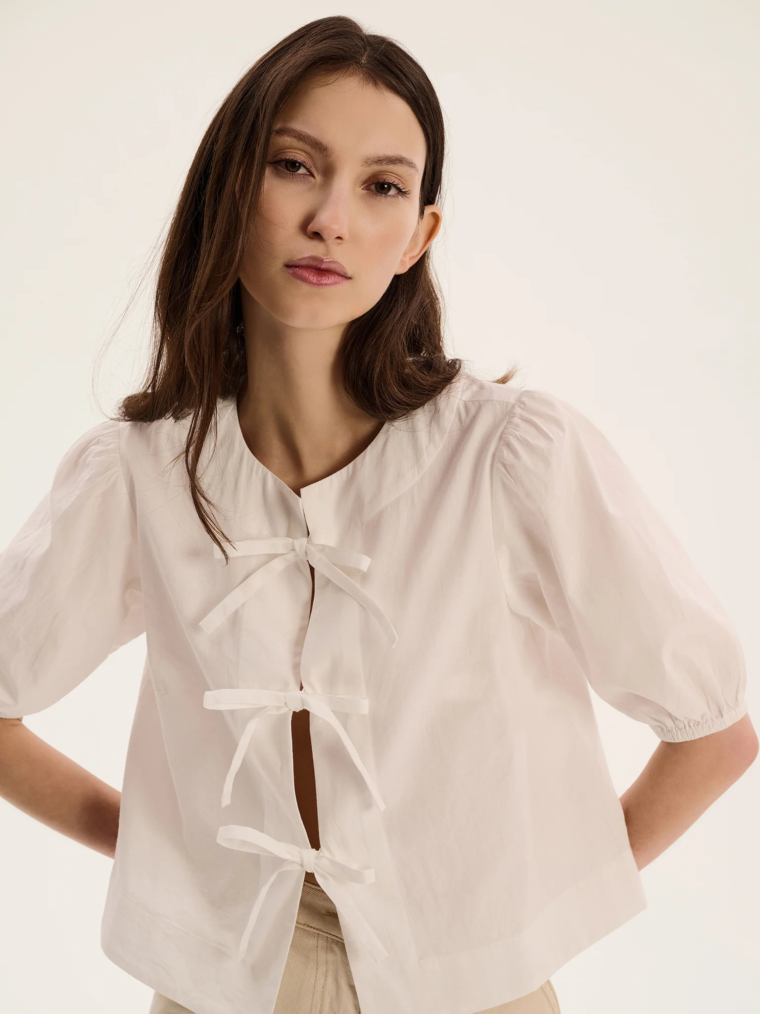 Apollo Blouse in White - Image 4
