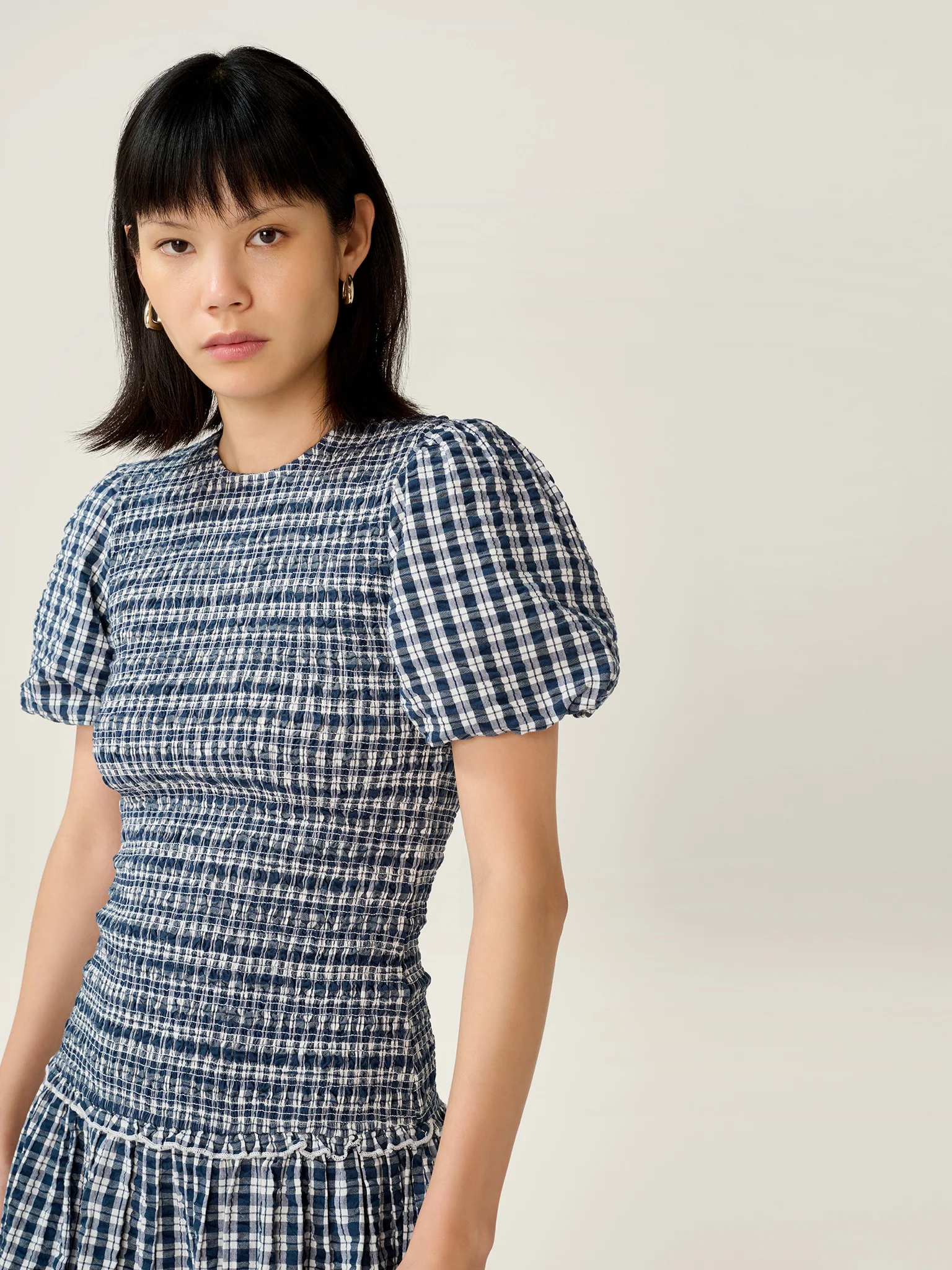 Aria Check Dress - Image 5