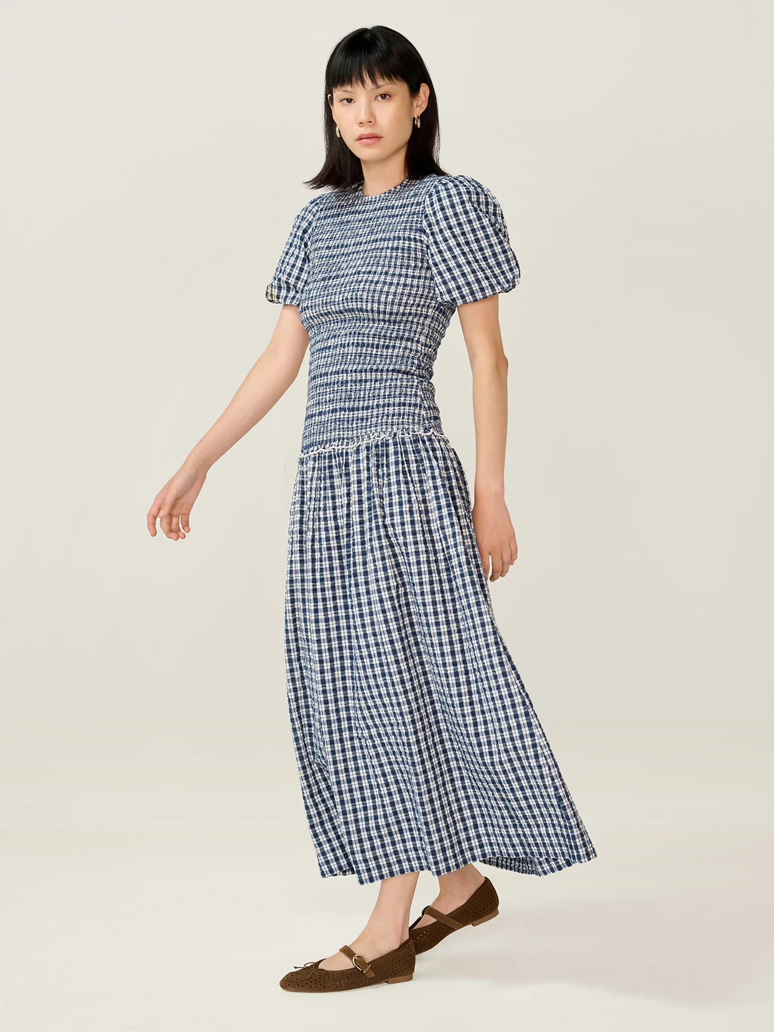 Aria Check Dress - Image 6