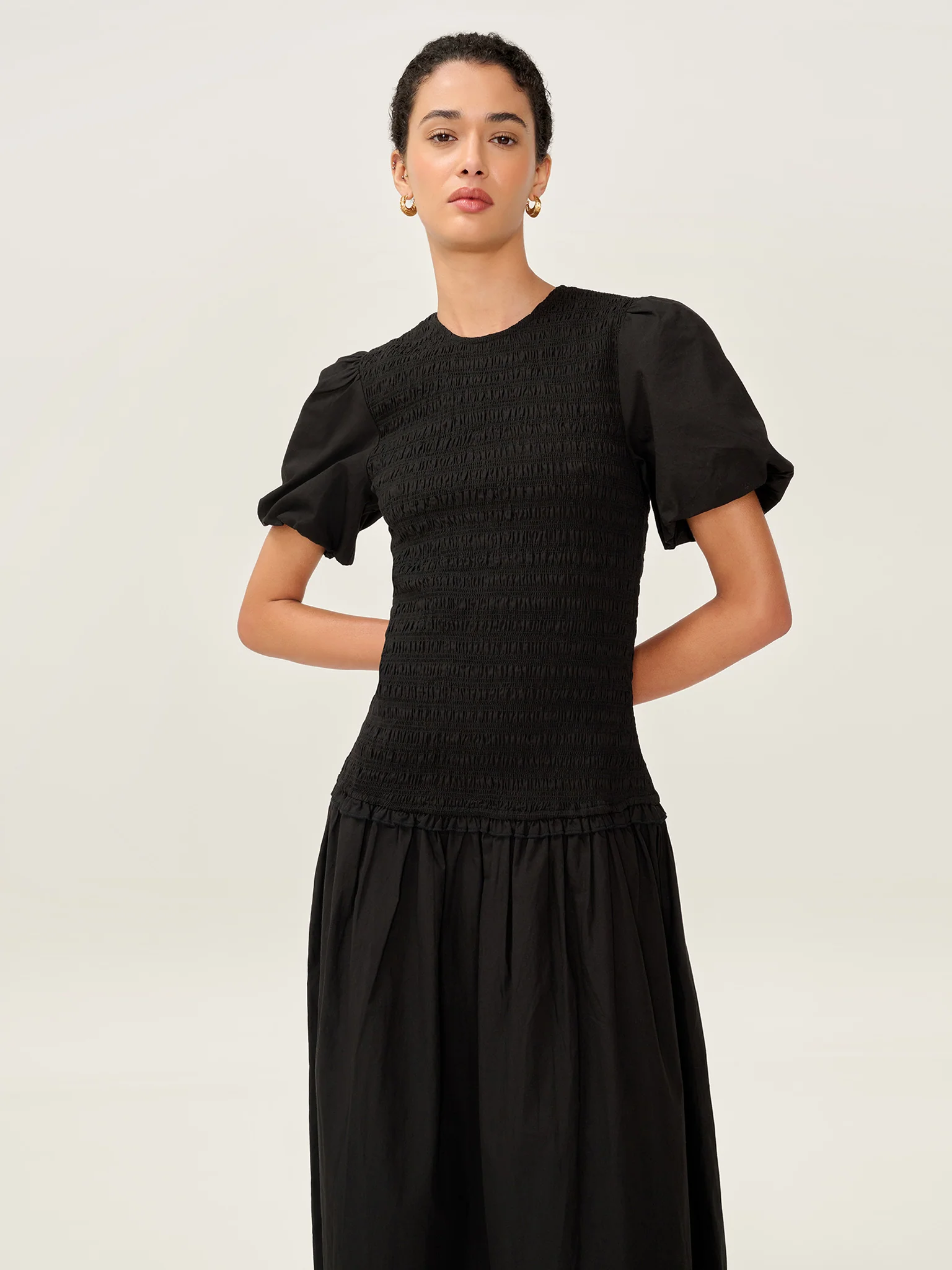 Aria Dress in Black - Image 3