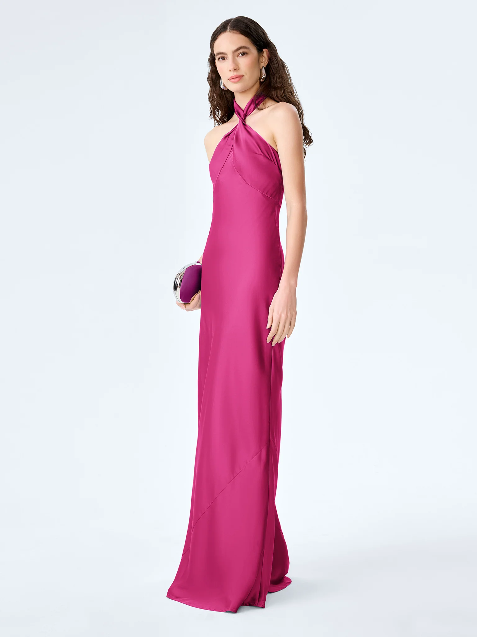 Arles Dress in Magenta - Image 4