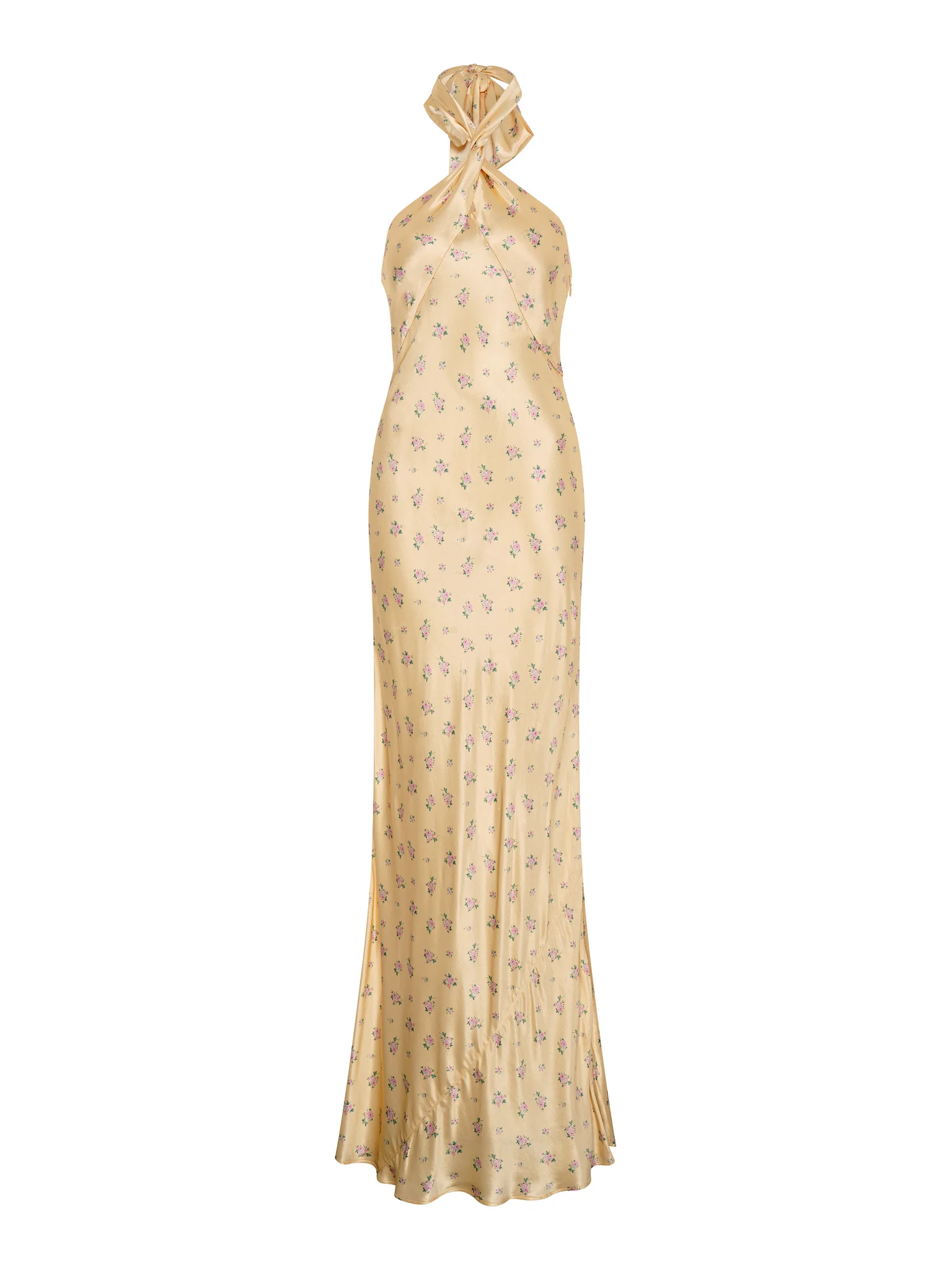 Arles Floral Dress in Vintage Yellow - Image 6