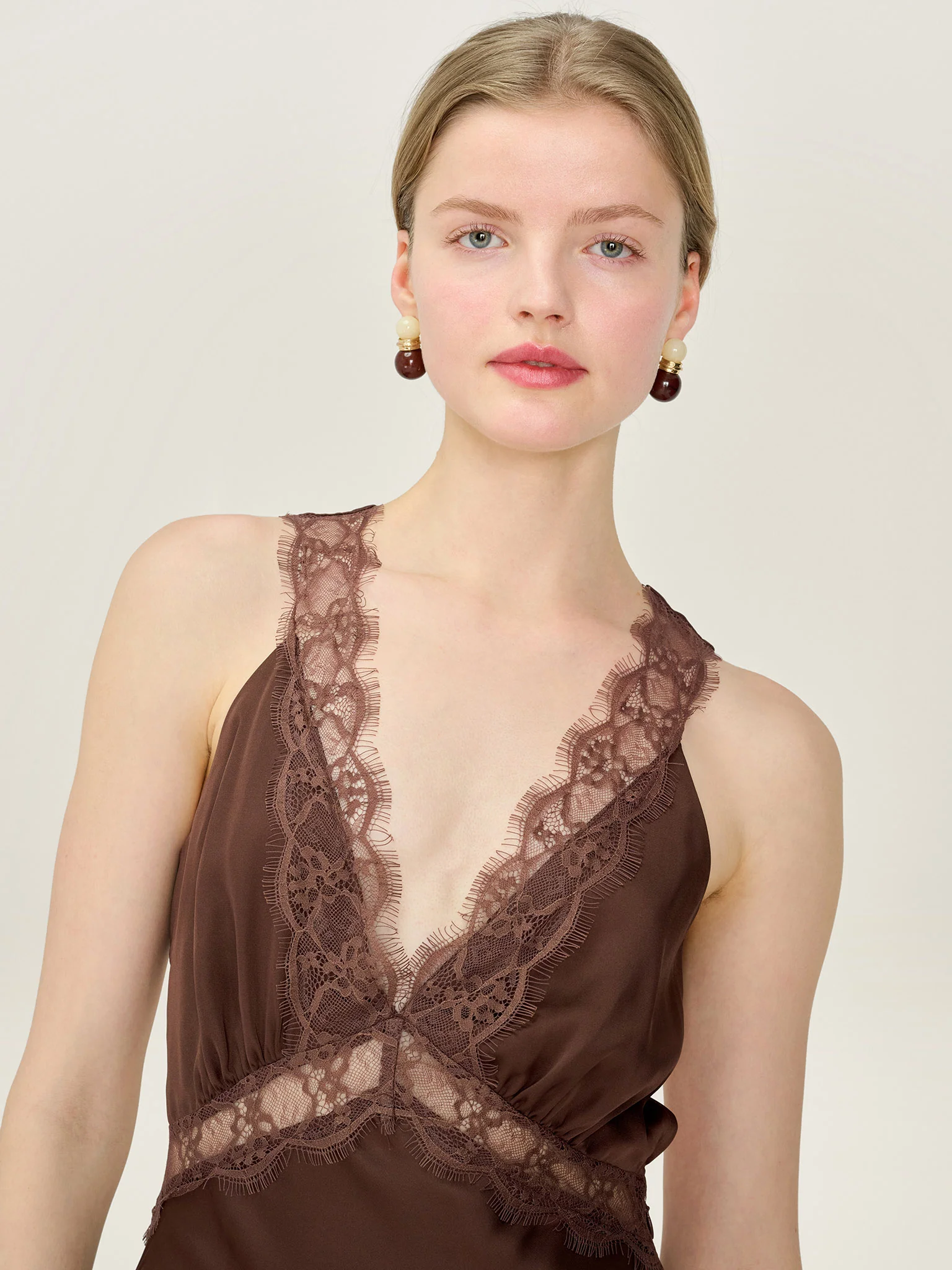 Aurelia Dress in Chocolate - Image 4