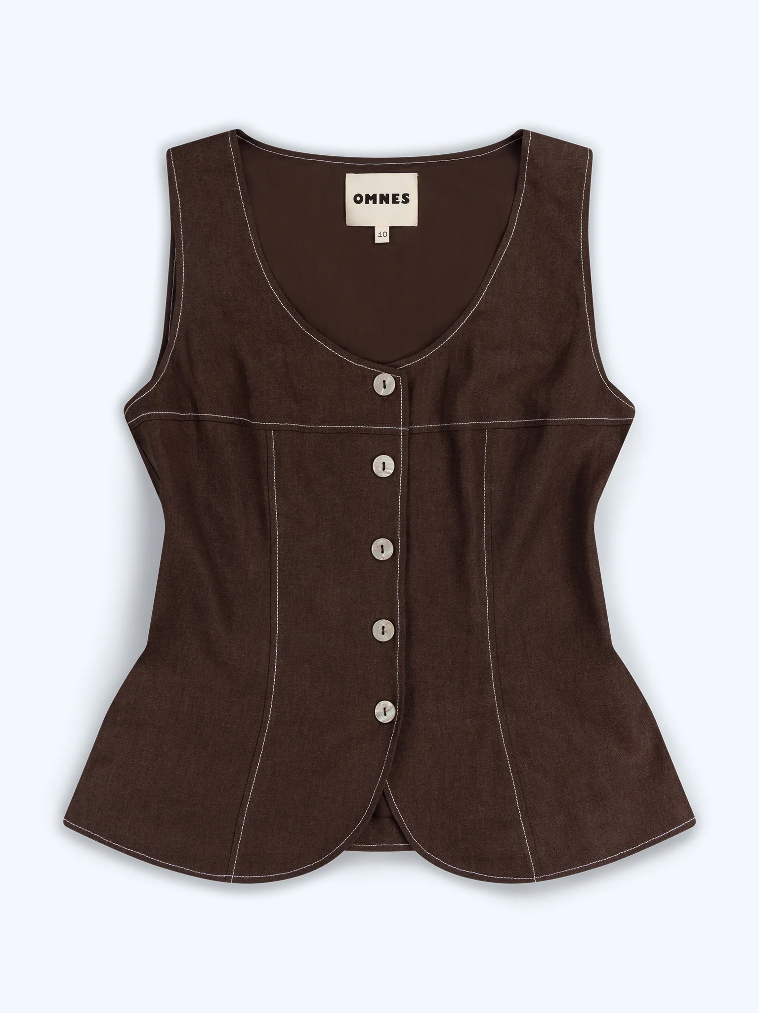 Austen Top in Chocolate - Image 7