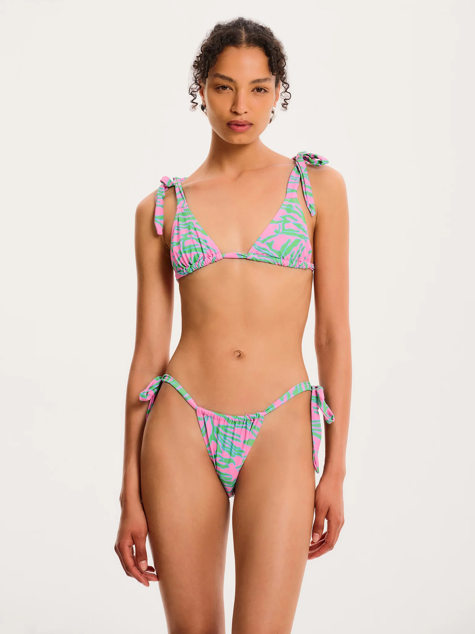 Ayla Tiger Print Bikini Bottom - Image 4
