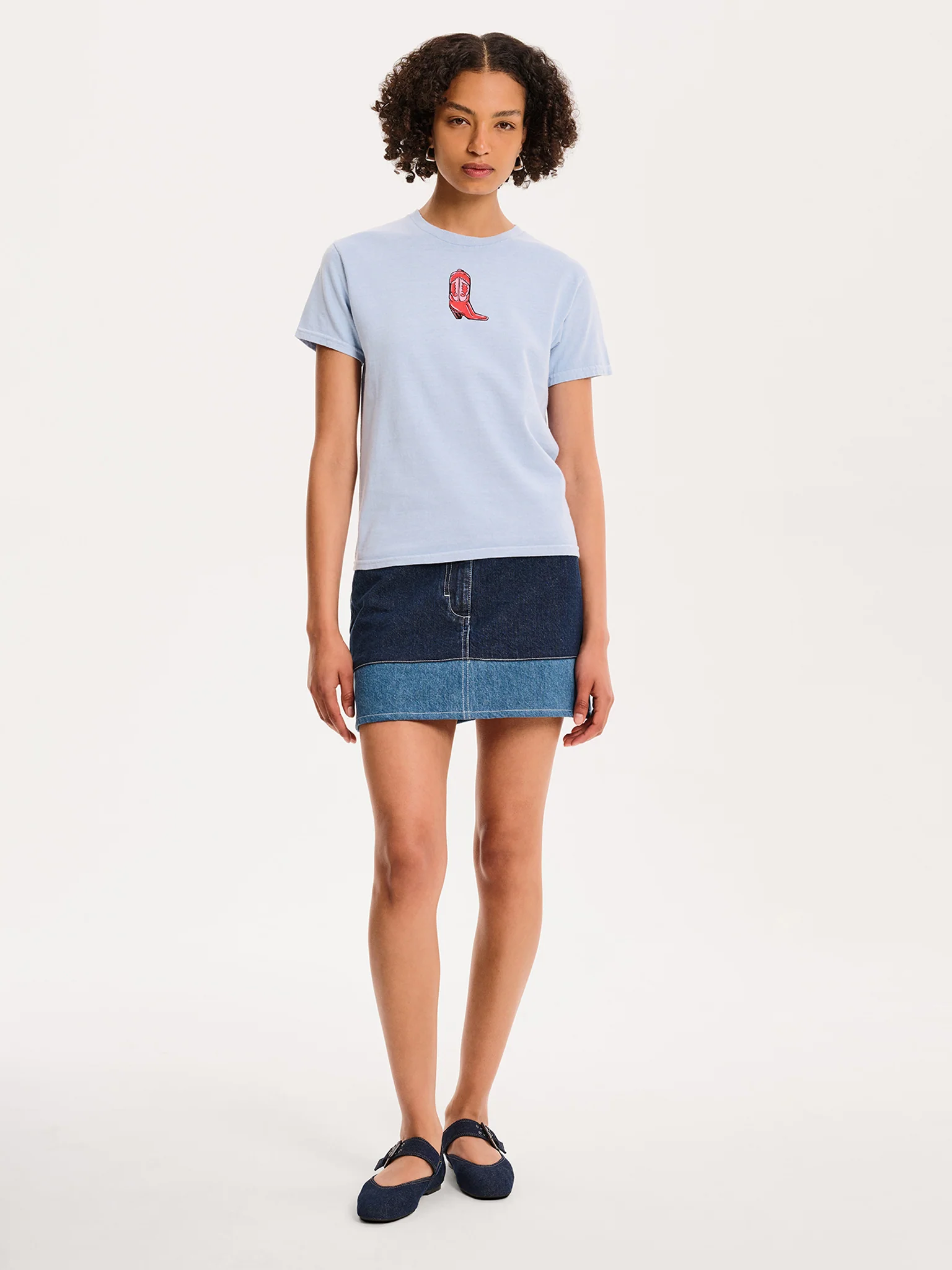 Benny Skirt in Dark Wash