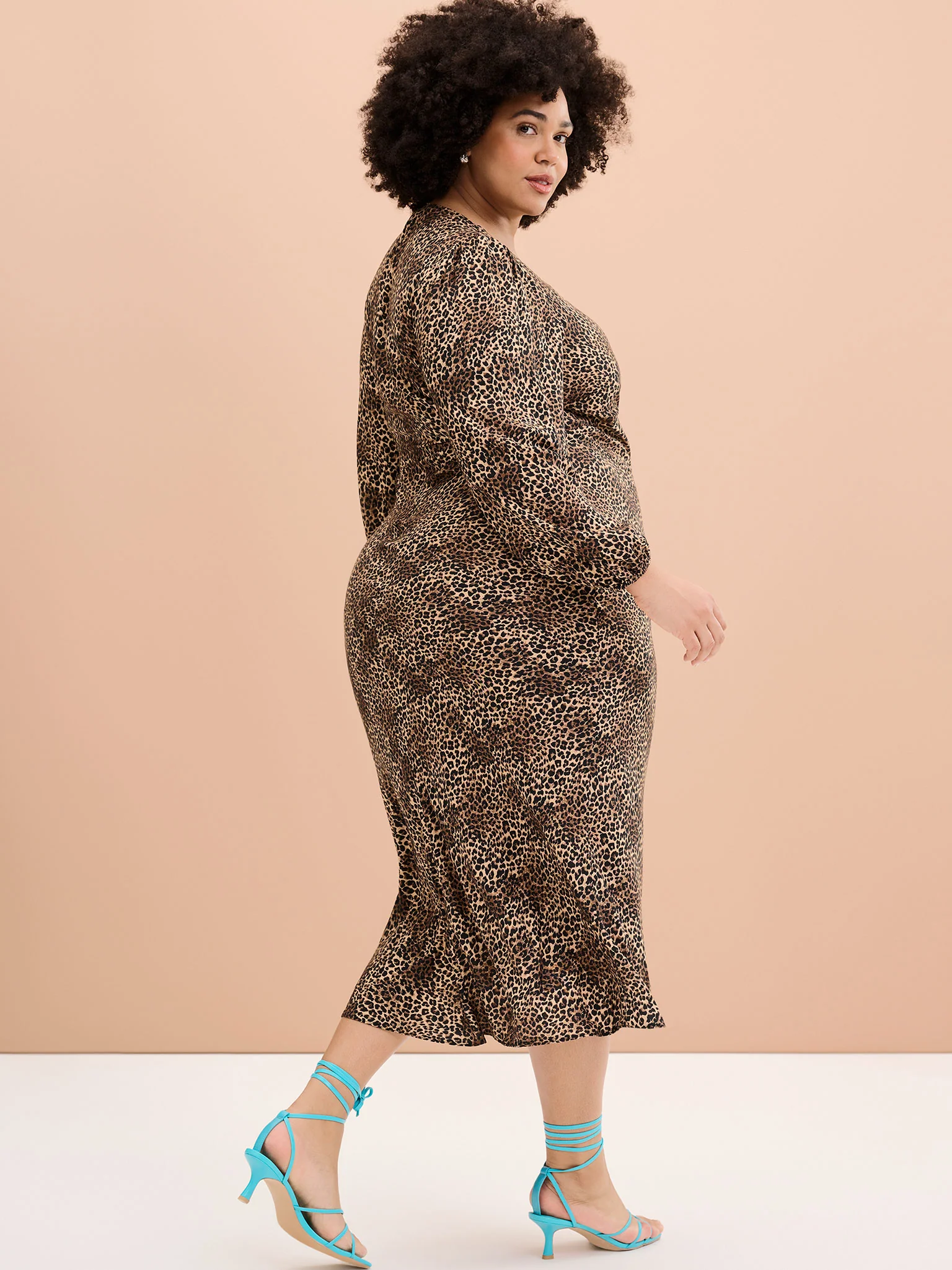 Bergamot Dress in Cheetah - Image 7