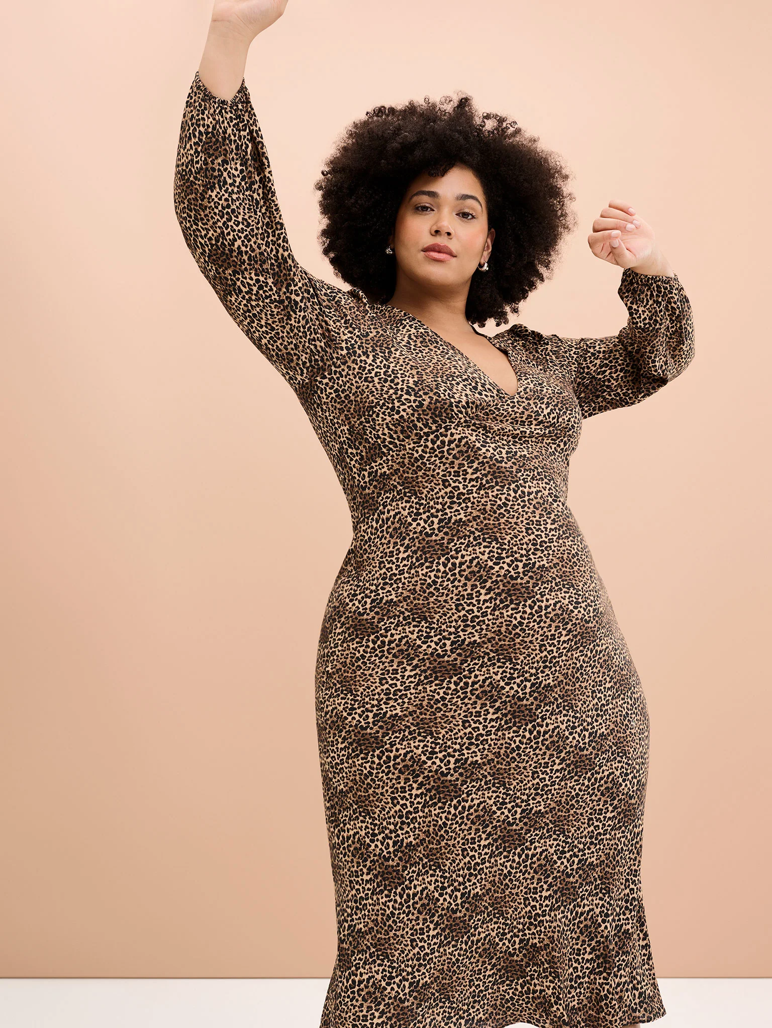 Bergamot Dress in Cheetah - Image 9