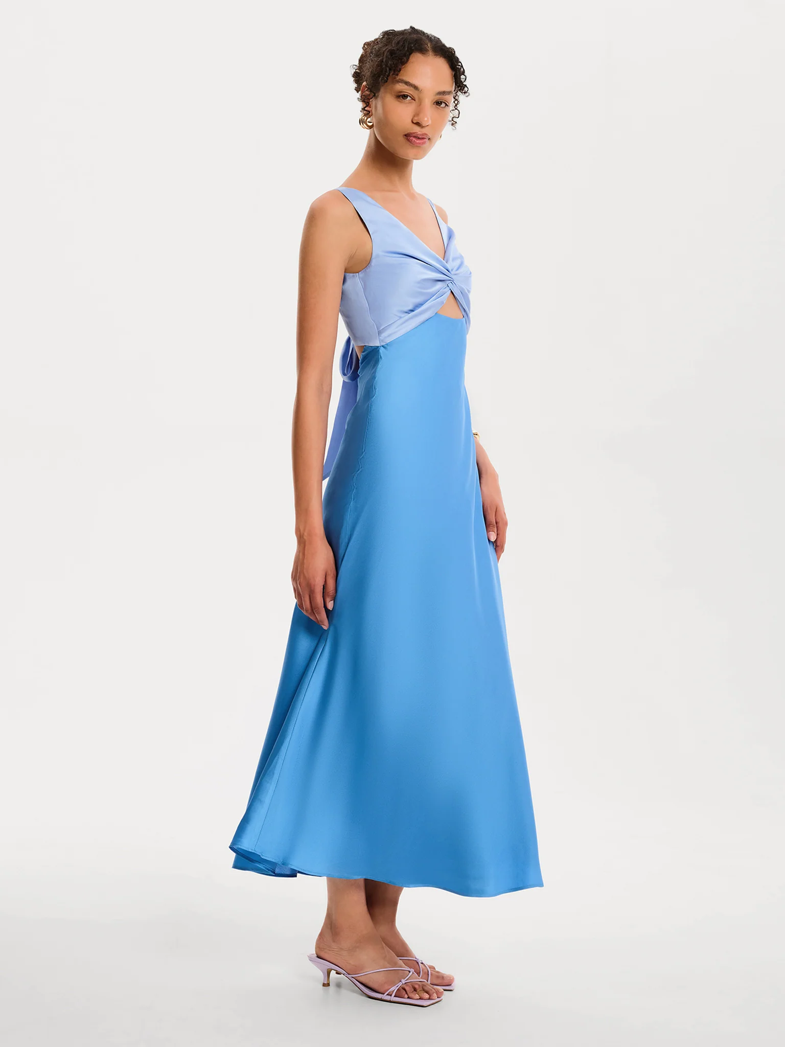 Maggy Dress in Blue - Image 3