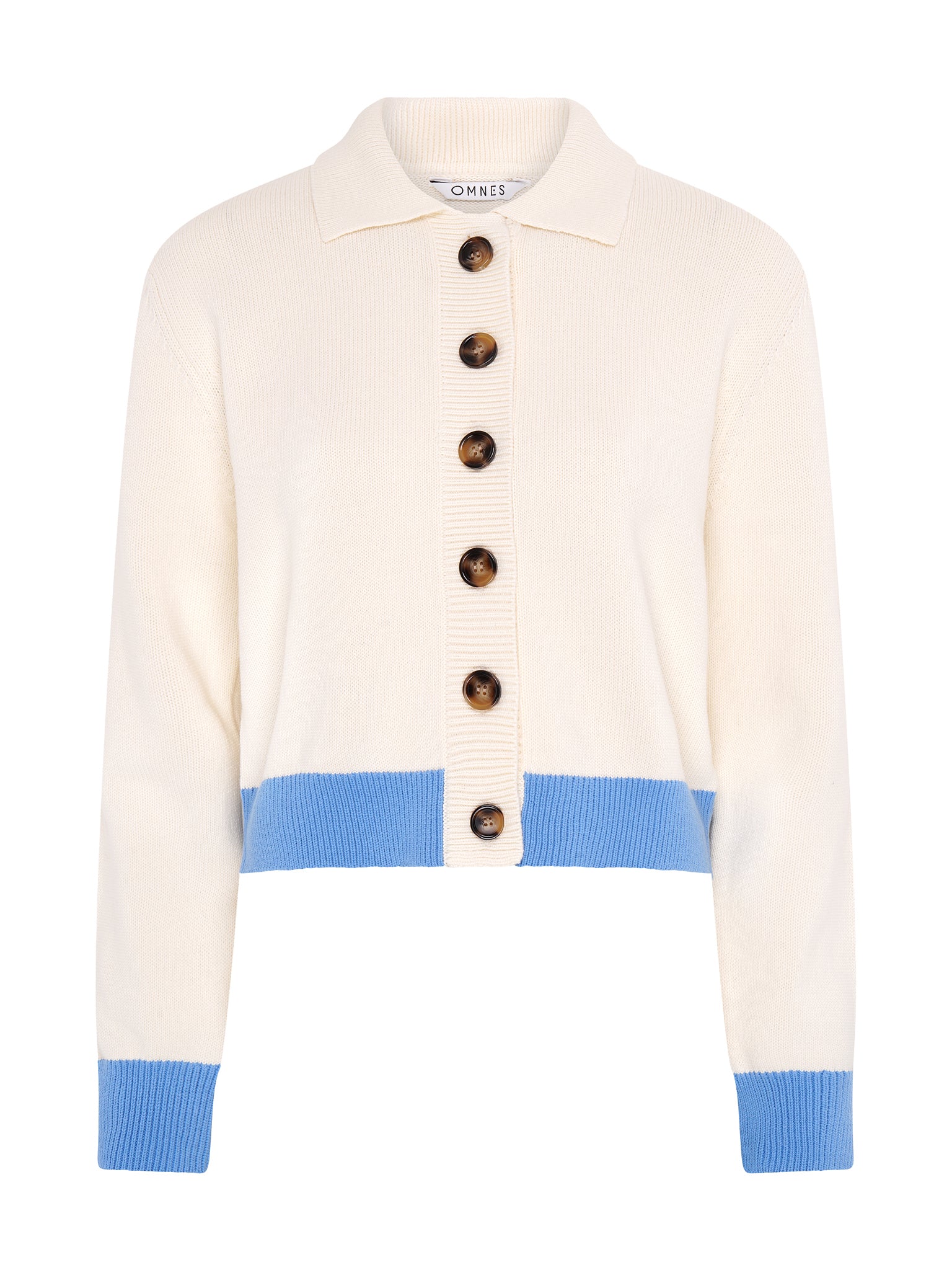 Betsy Colour Block Jumper in Cream - Image 4