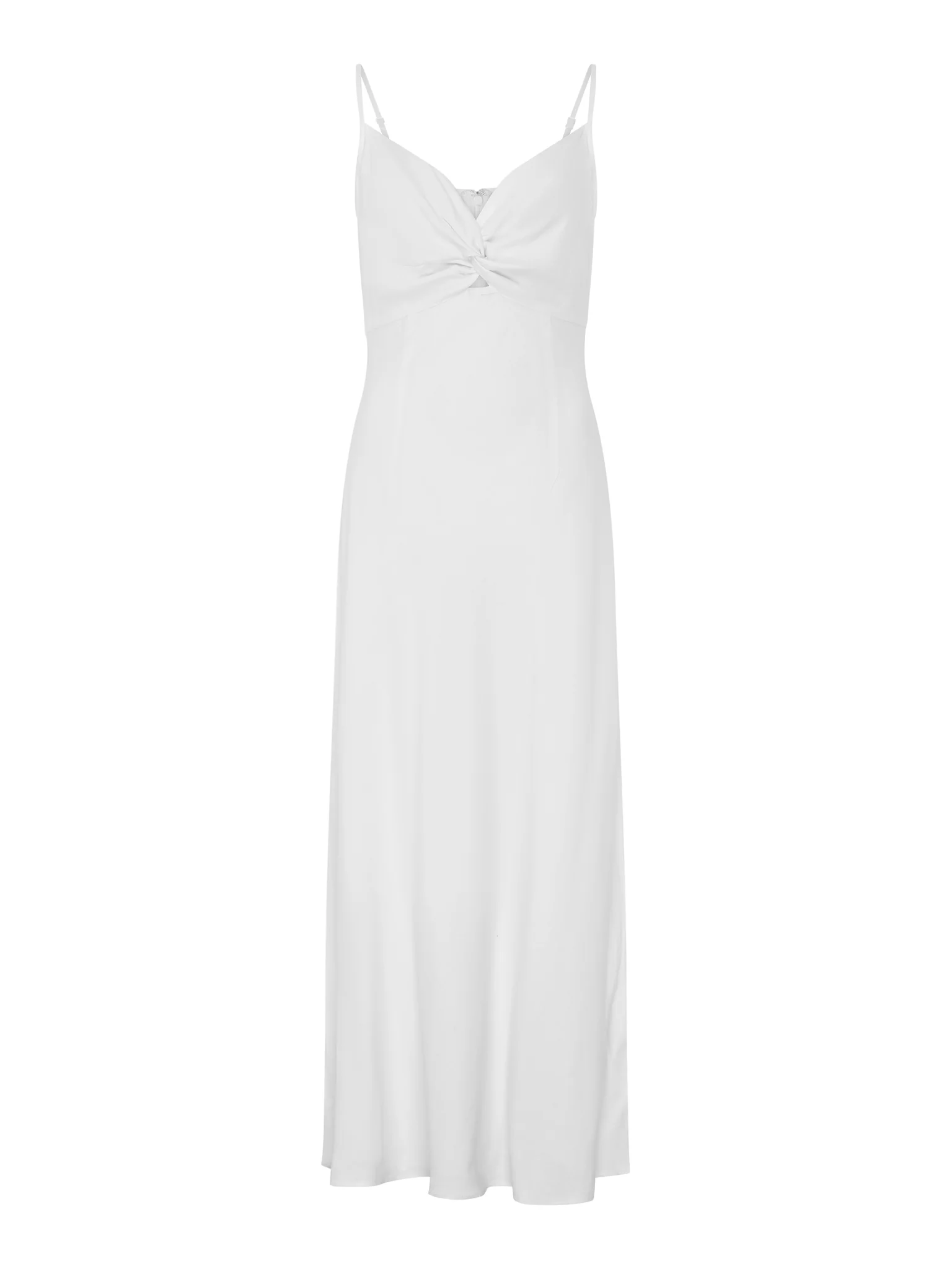 Blossom Strappy Dress in White - Image 4