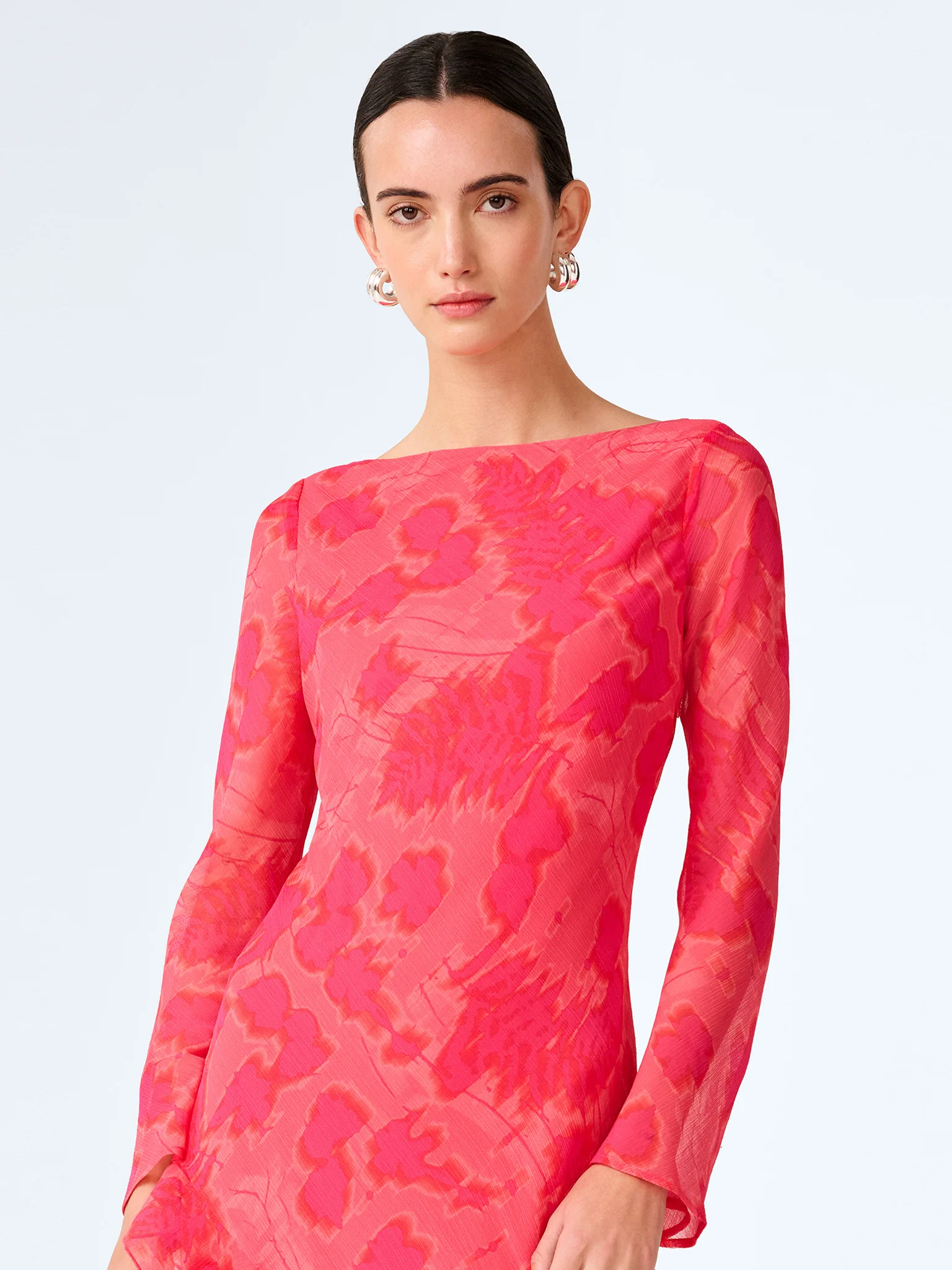 Bridie Dress in Sunset Blur Print - Image 3