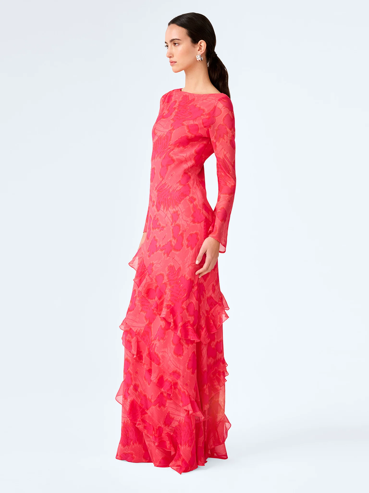 Bridie Dress in Sunset Blur Print - Image 4