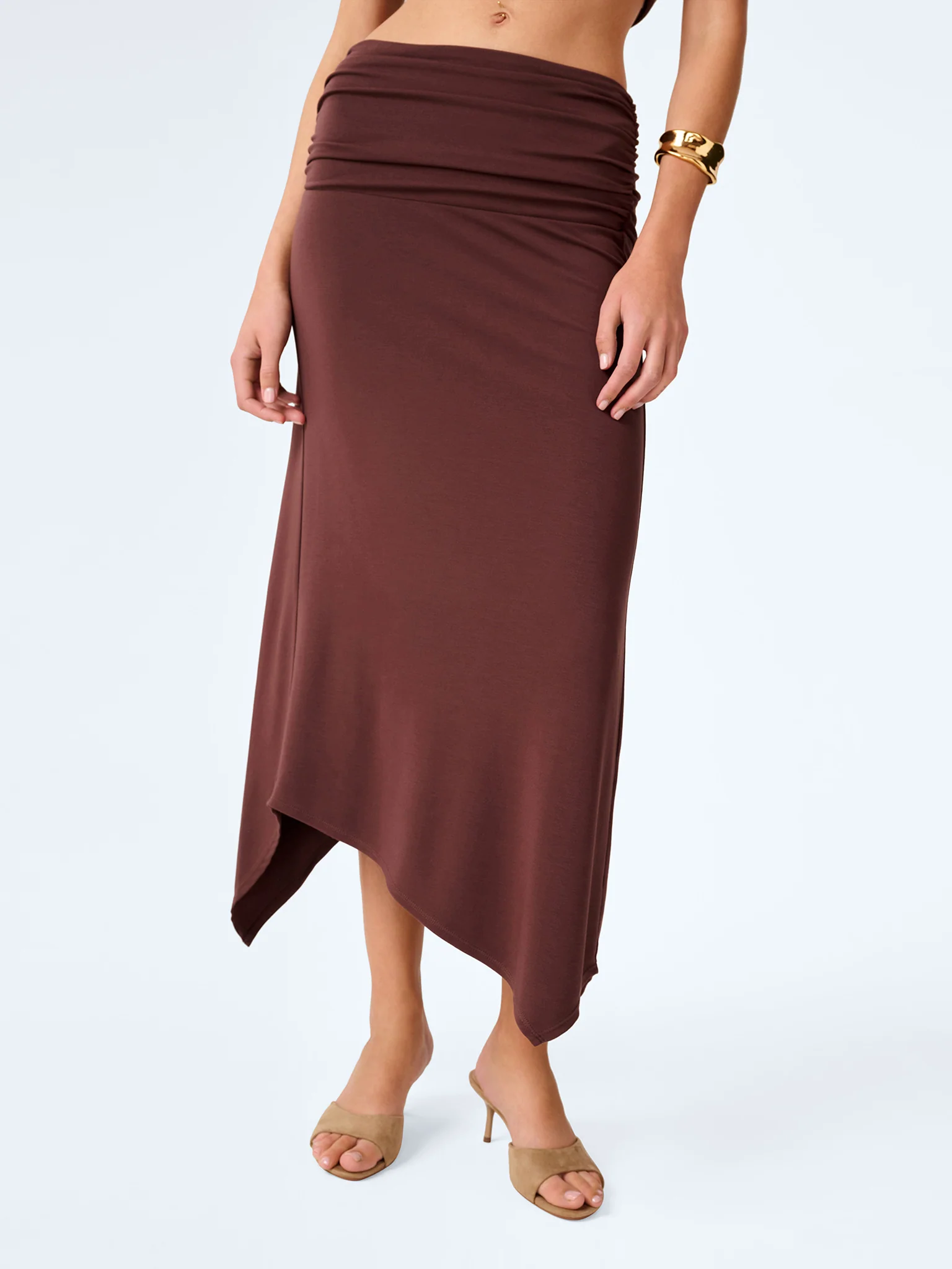 Cancun Skirt in Chocolate - Image 2