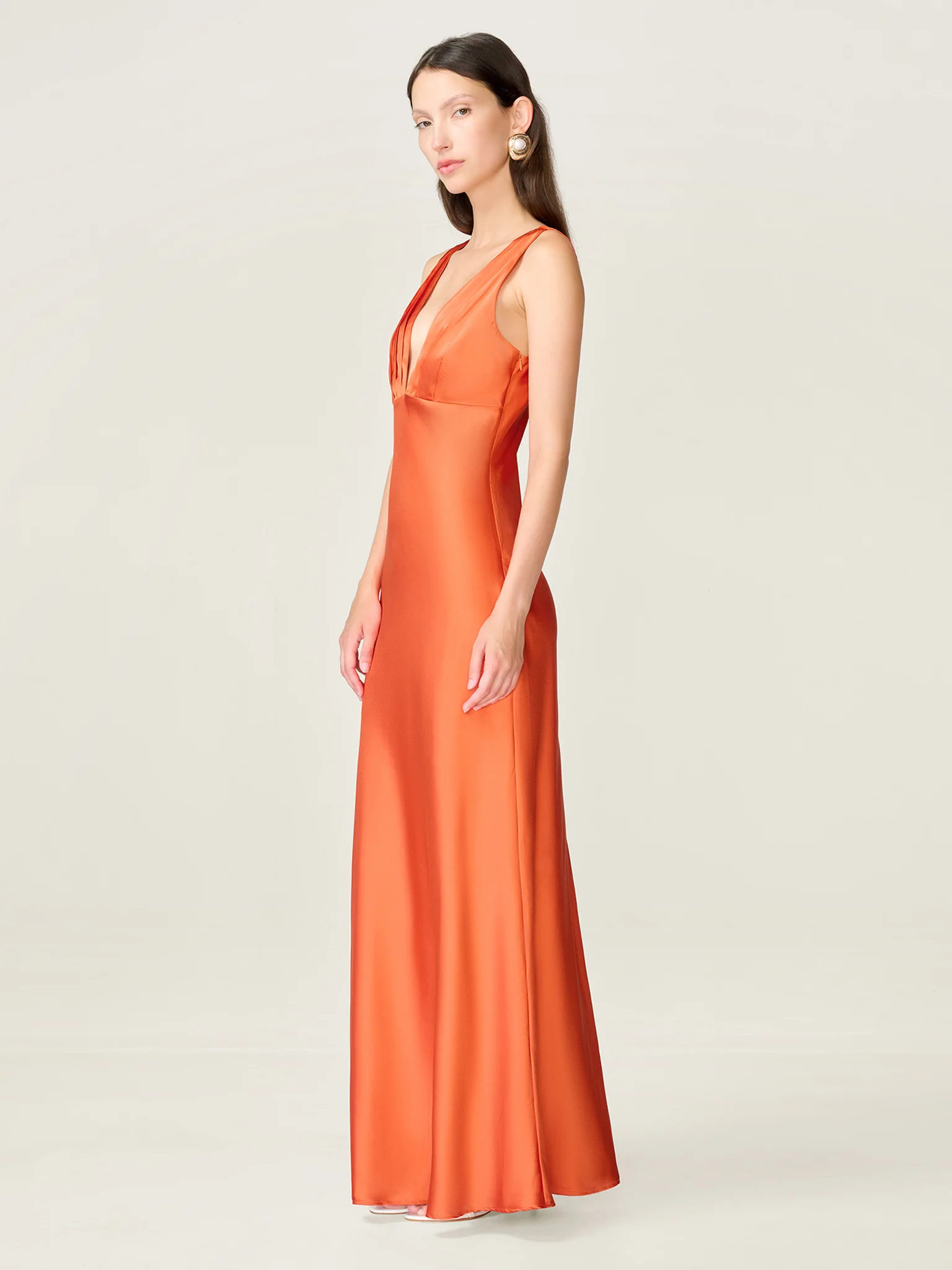 Casey Dress in Tangerine - Image 2
