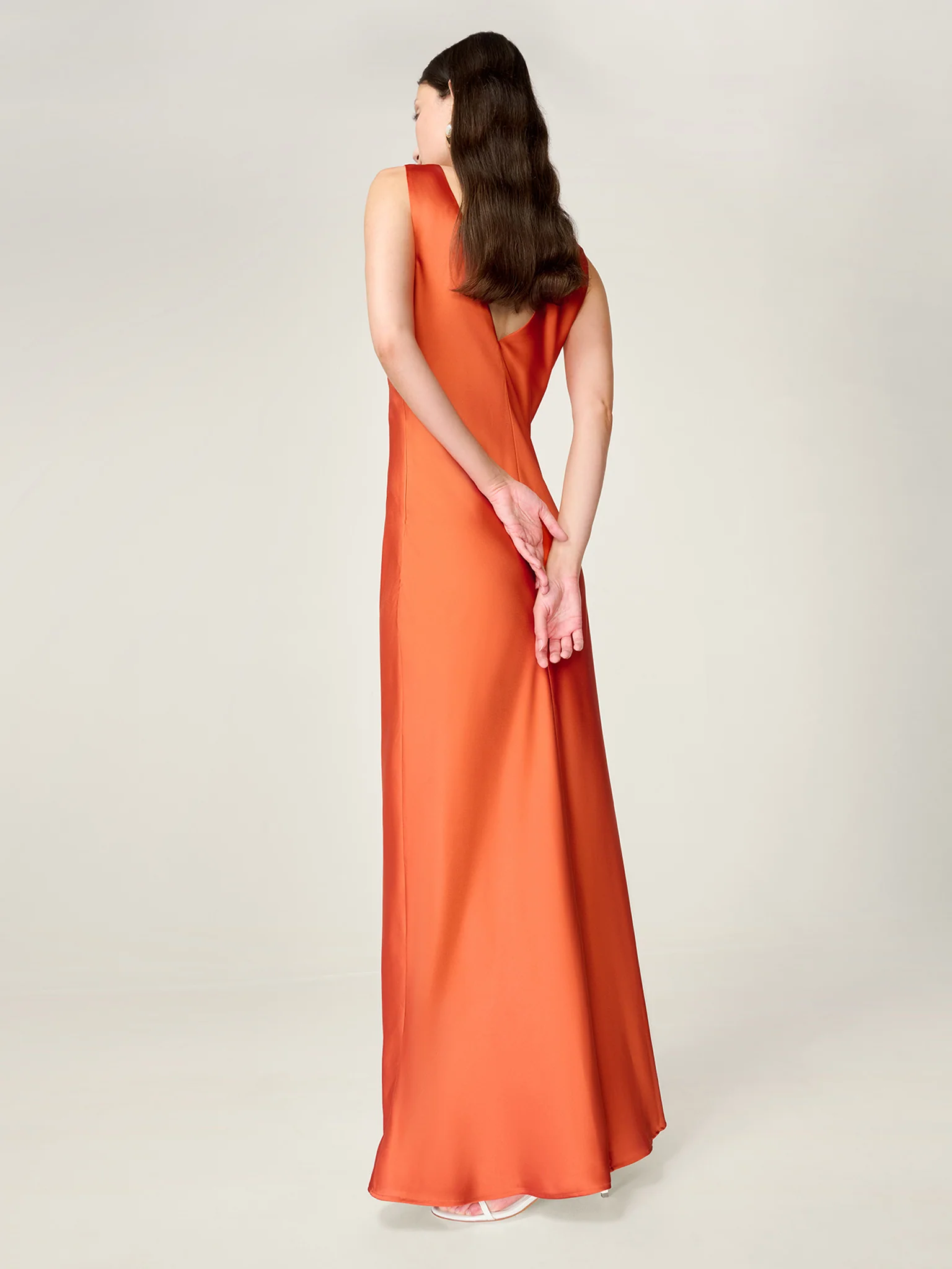 Casey Dress in Tangerine - Image 4