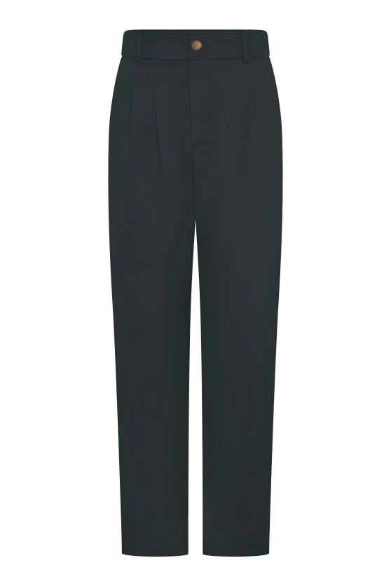 Cinnamon Relaxed Trousers in Black - Image 6