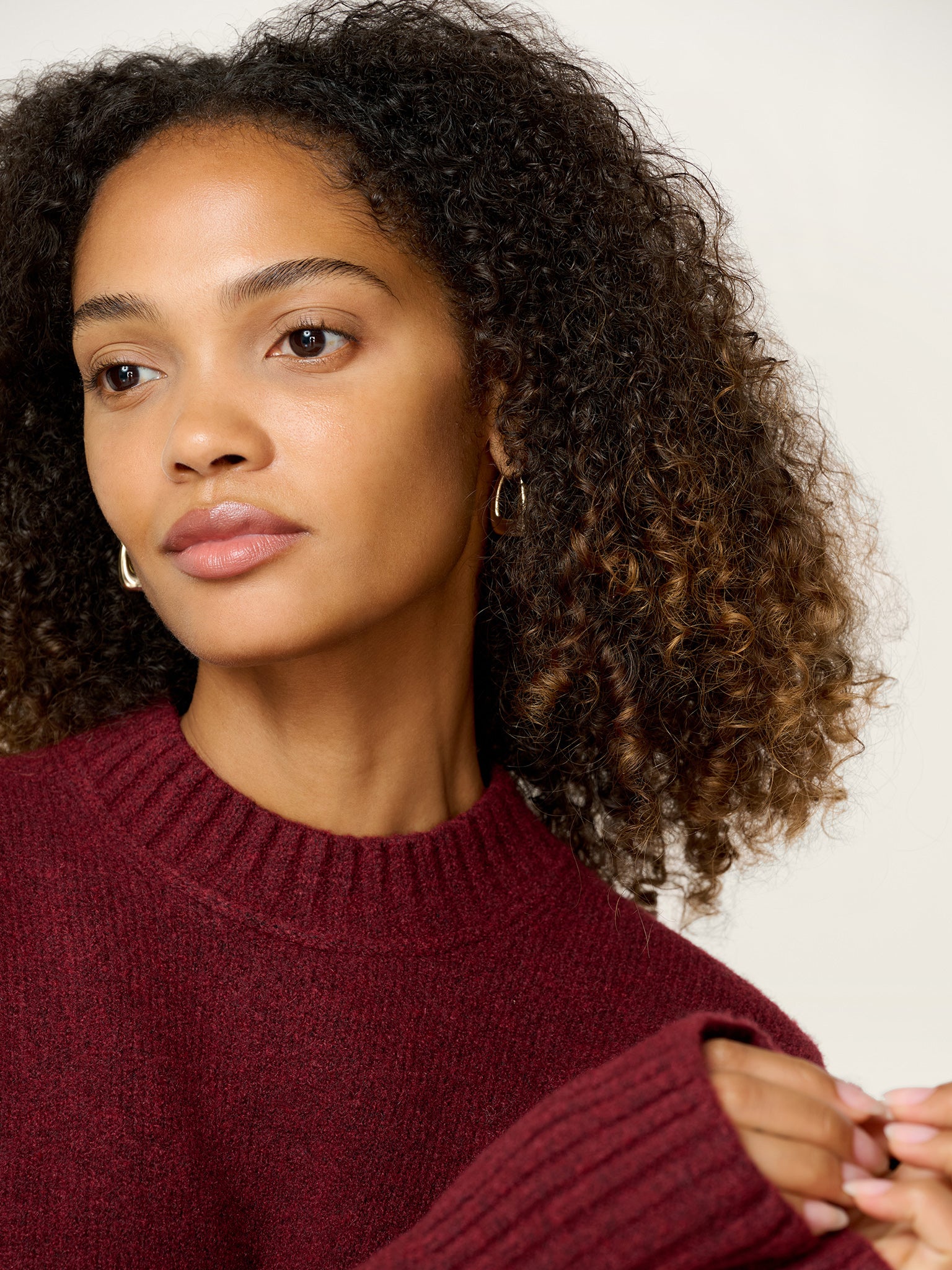 Clementine Jumper in Burgundy - Image 5