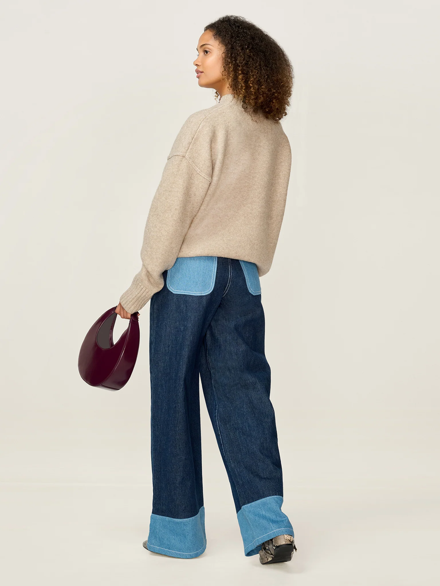 Clementine Jumper in Oatmeal - Image 3