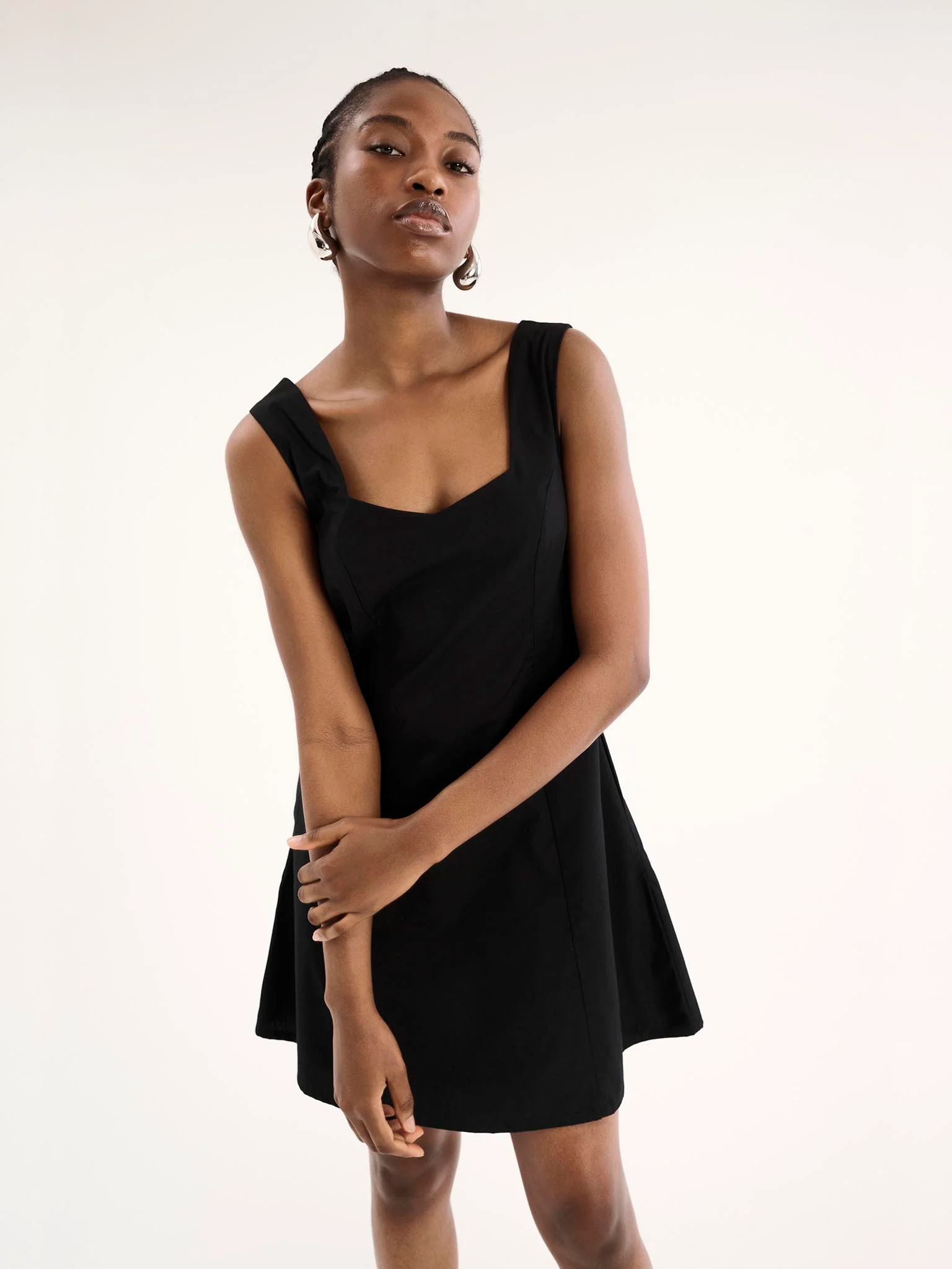 Courtney Mini Dress in Black - Image 4