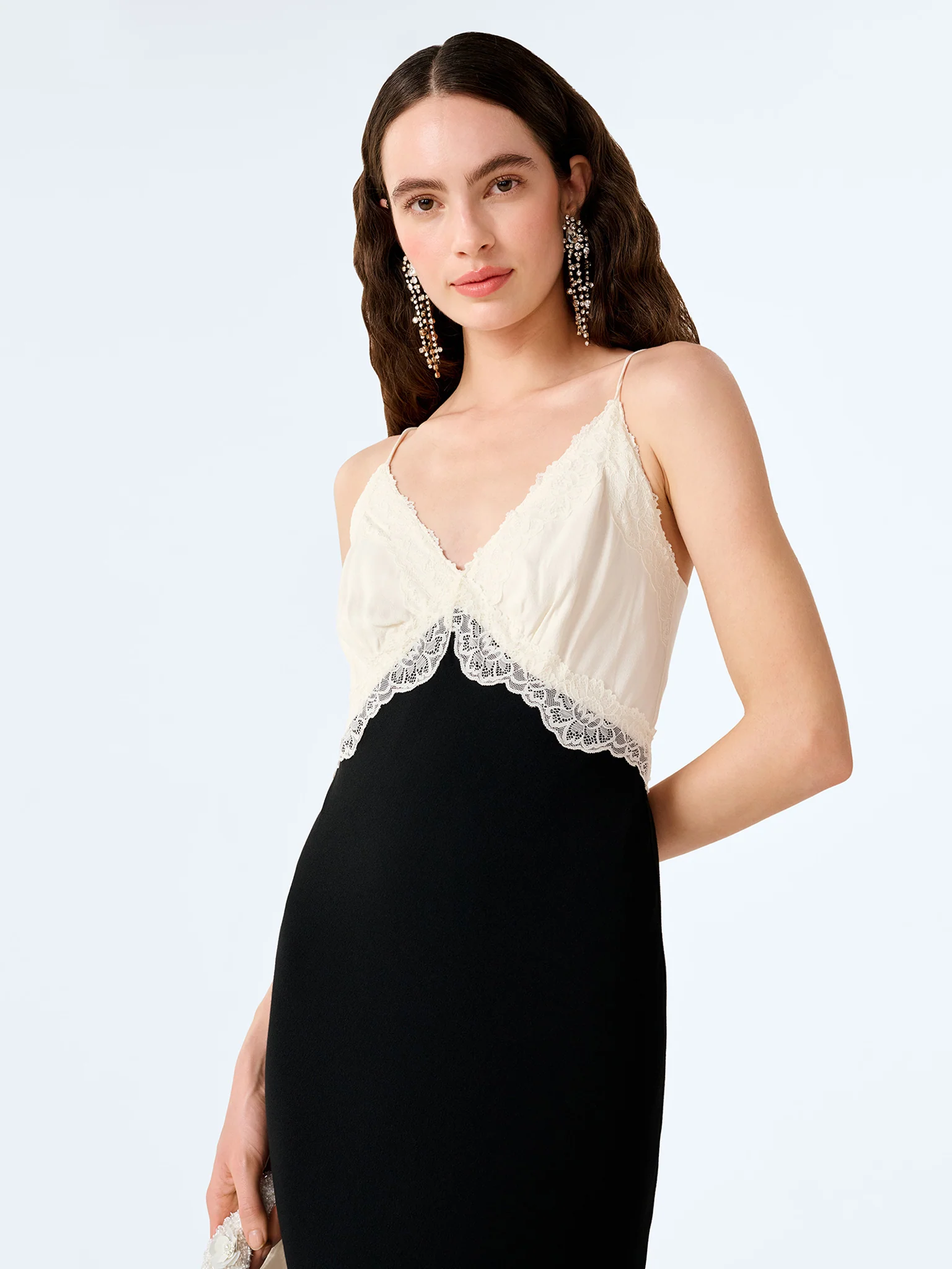 Drew Maxi Dress in Black and White - Image 5