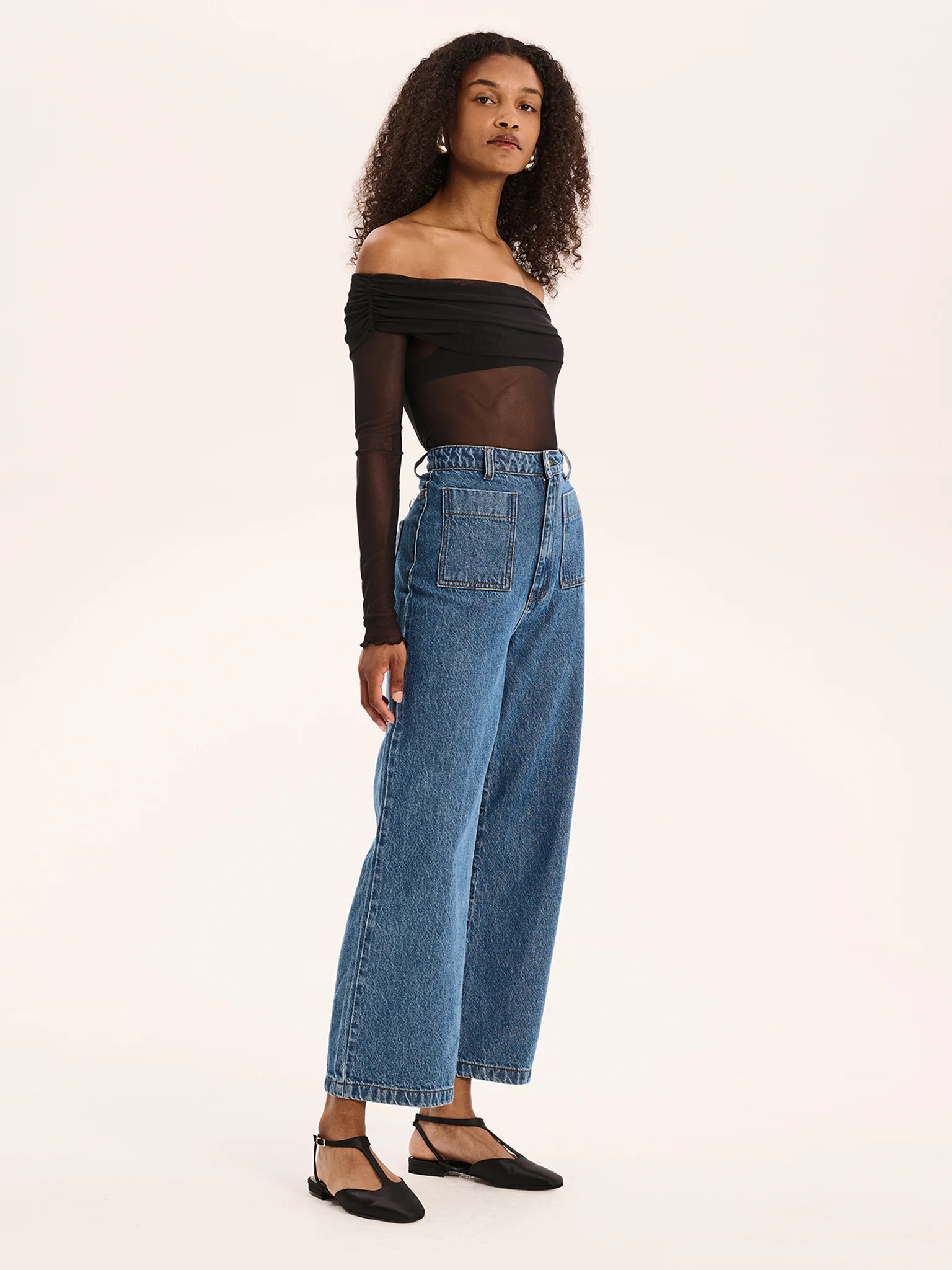 Freya Top in Black - Image 2