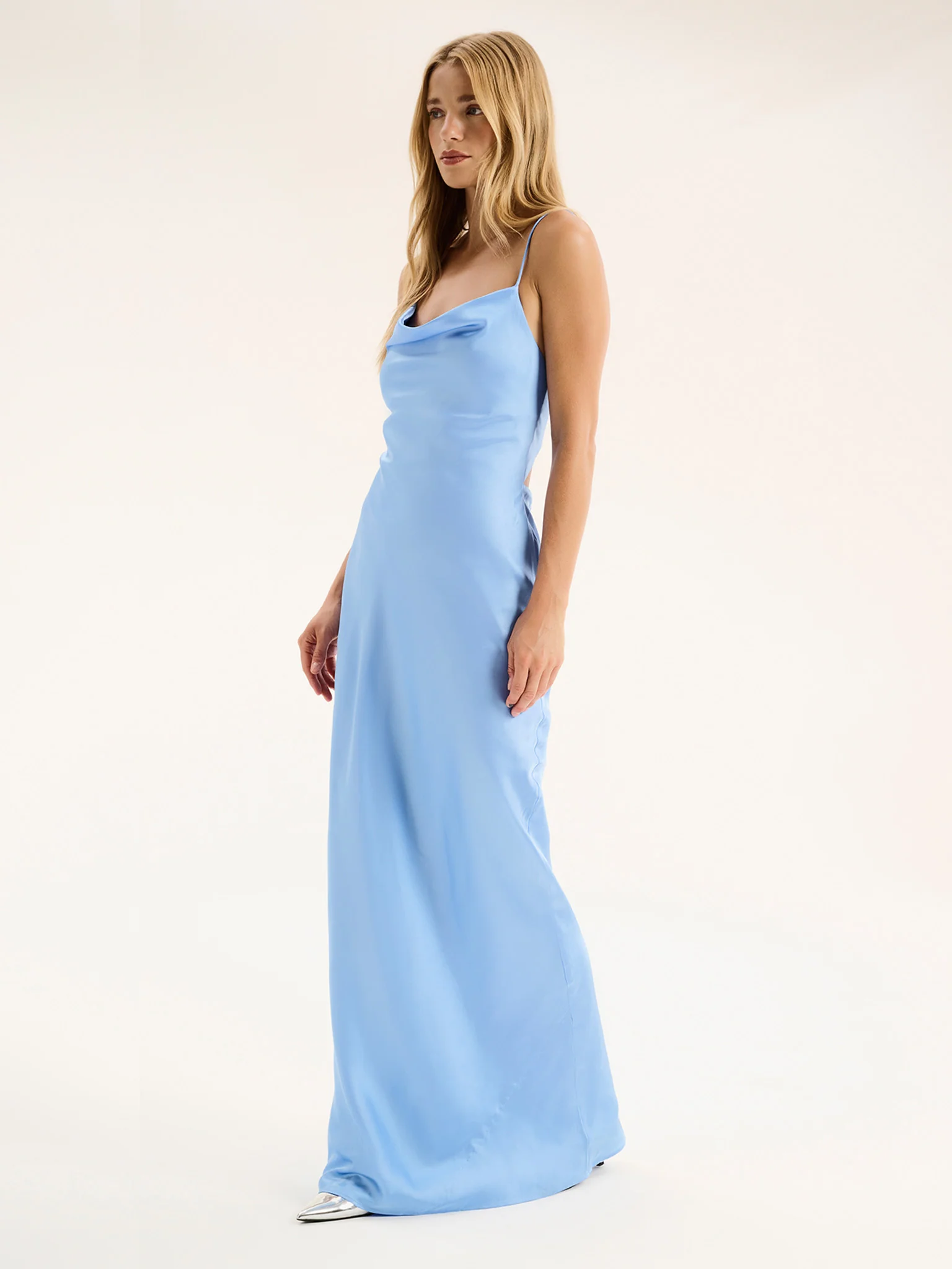 Ginny Maxi Dress in Light Blue - Image 2