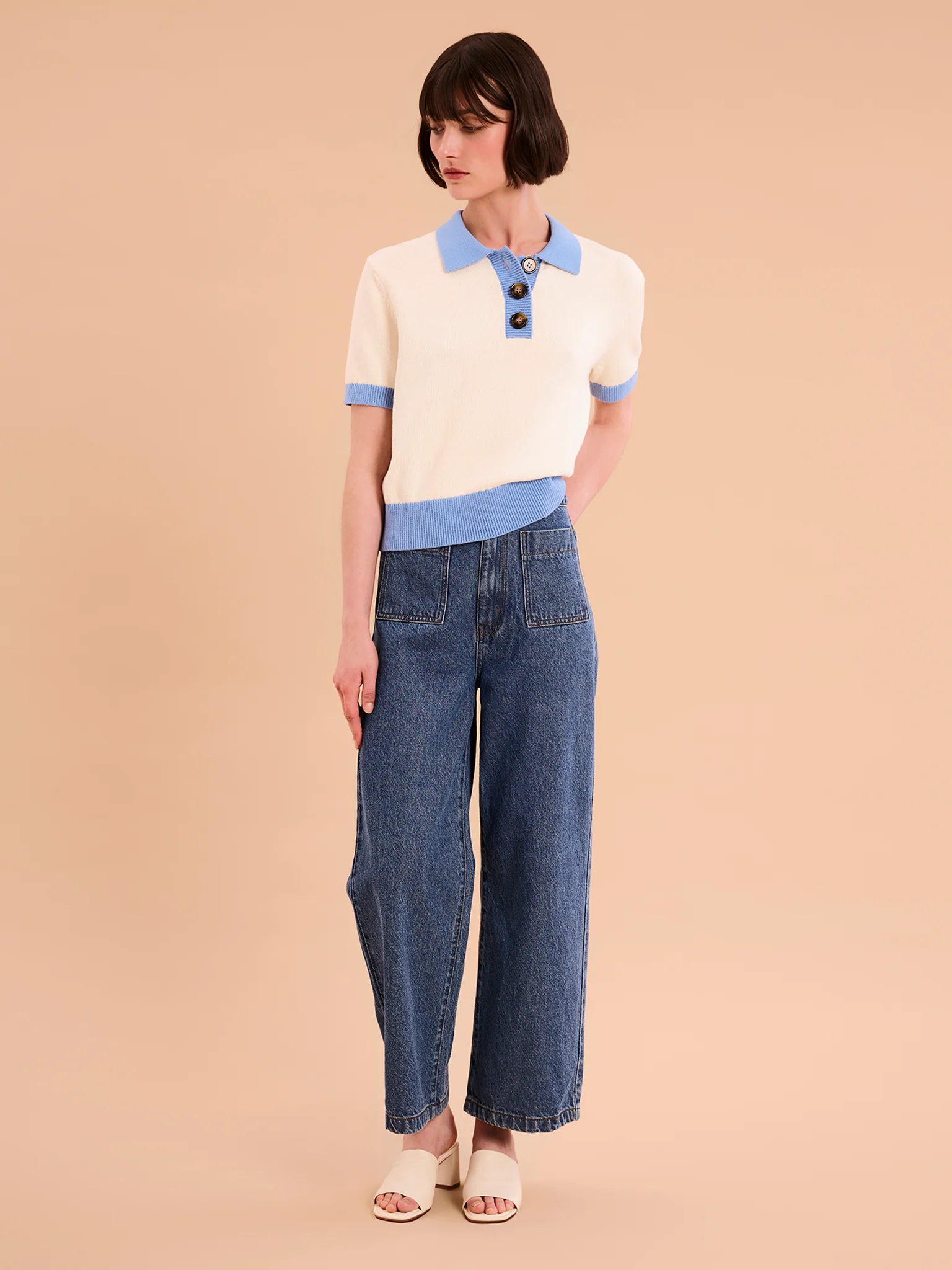 Haisley Colour Block Jumper - Image 2