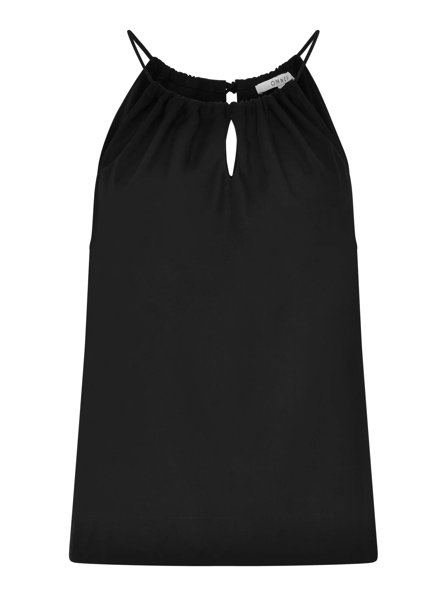 Idara Halterneck Sleeveless Top in Black - Image 5