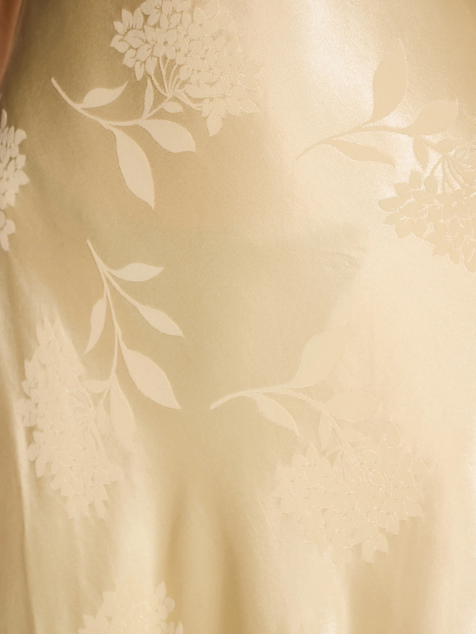 Iris Jacquard Dress in Vintage Yellow - Image 5