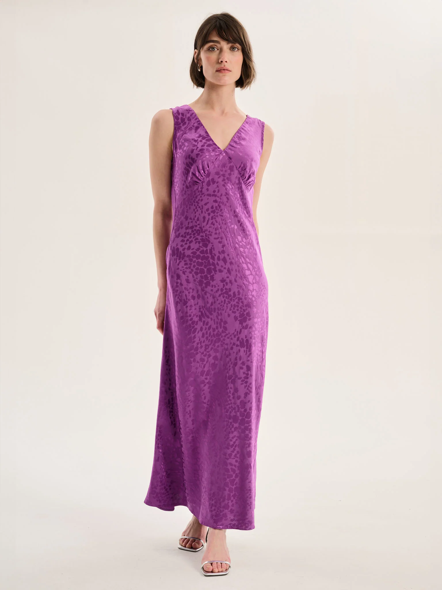 Iris Maxi Dress in Purple - Image 4