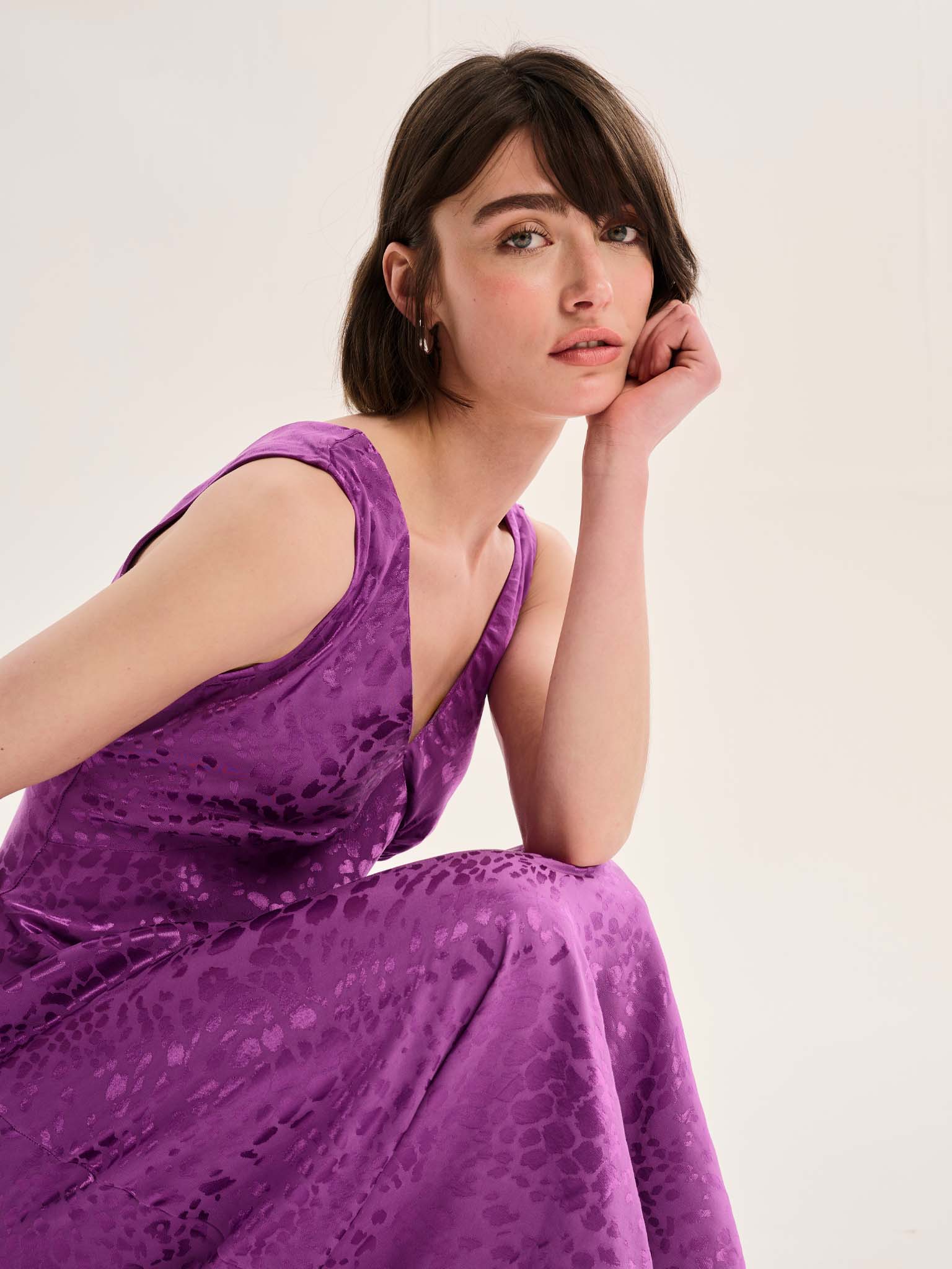 Iris Maxi Dress in Purple - Image 8