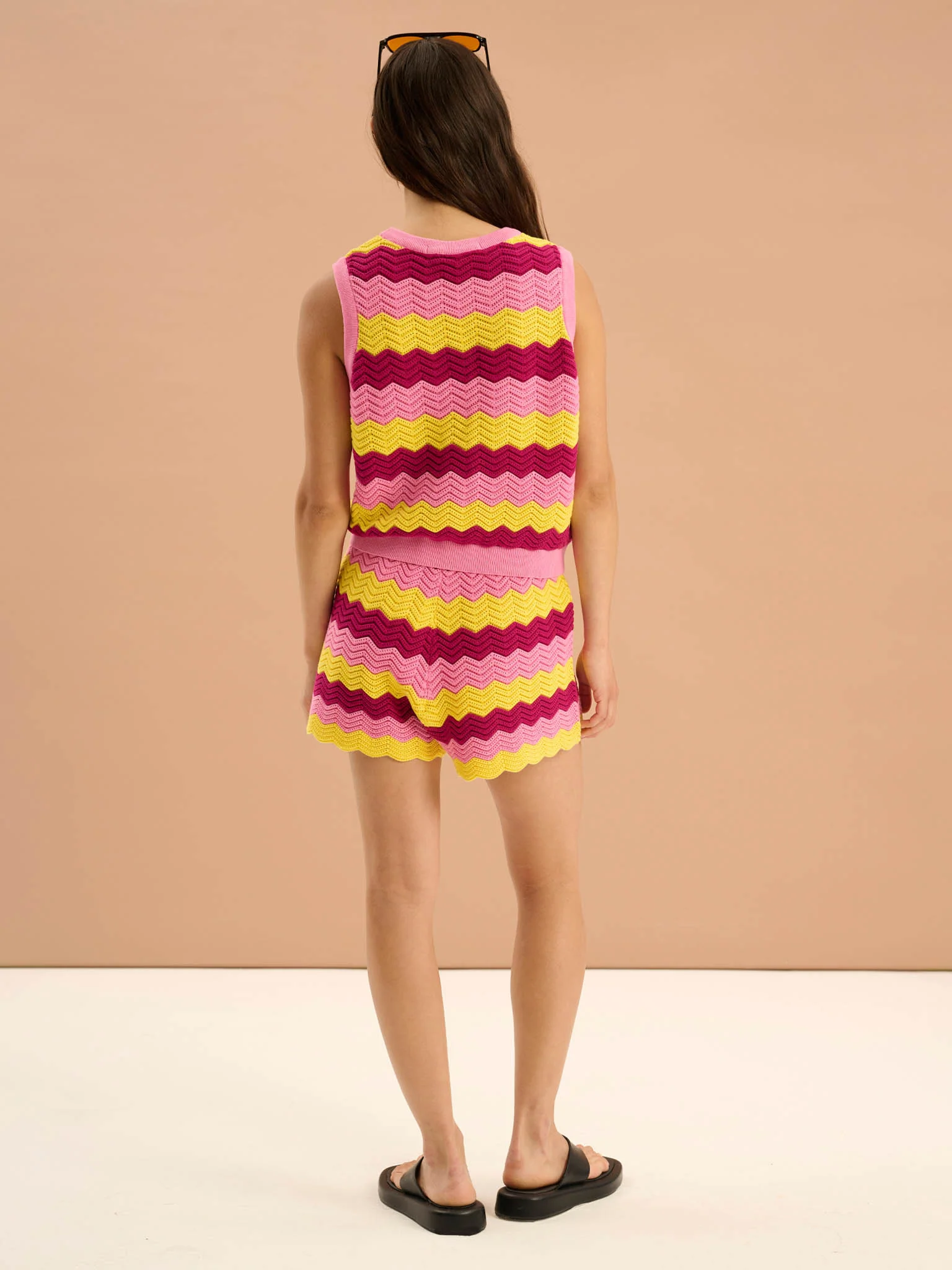Ivory Crochet Shorts - Image 4