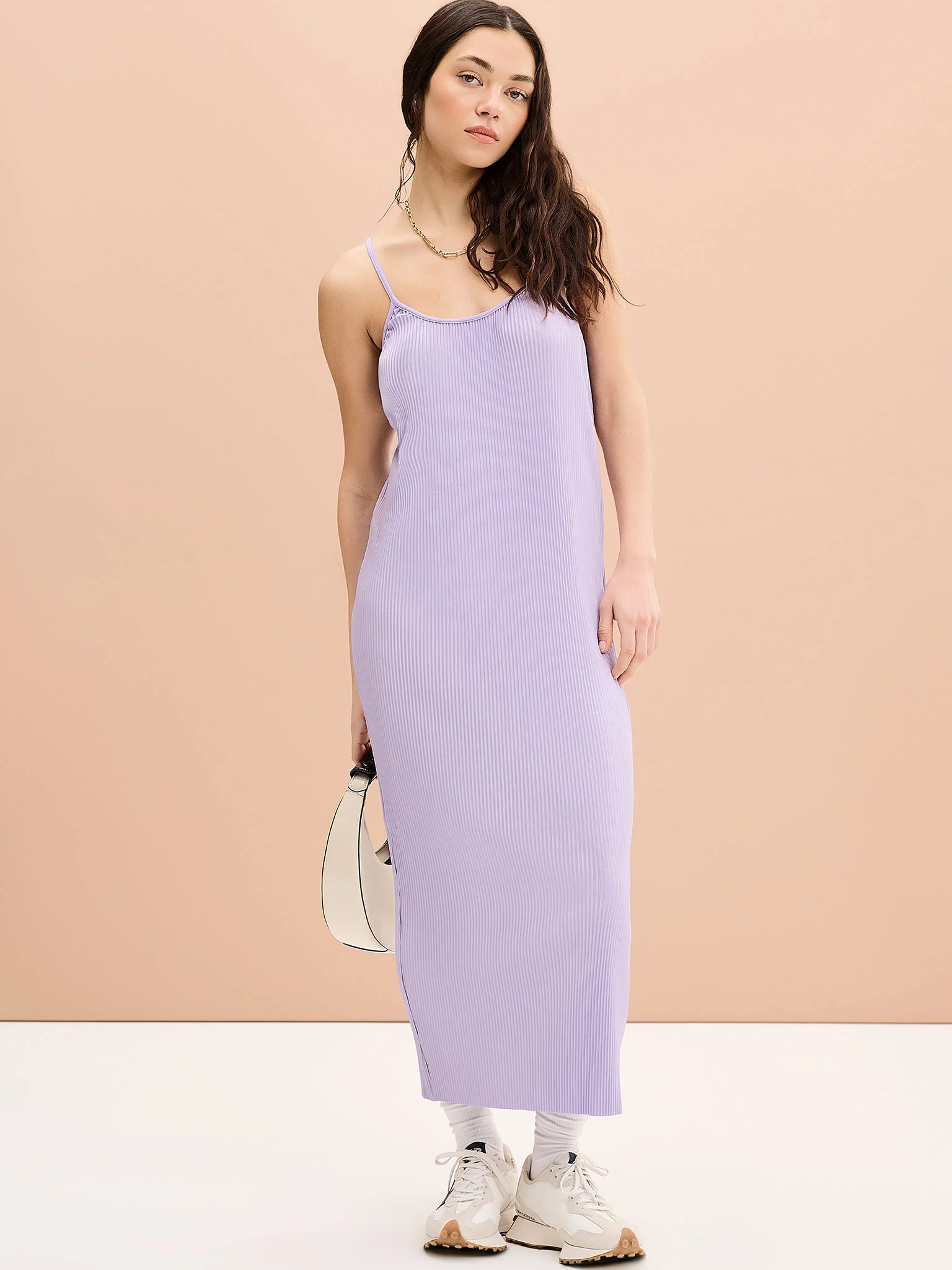 Izzy Slip Dress in Lilac - Image 4