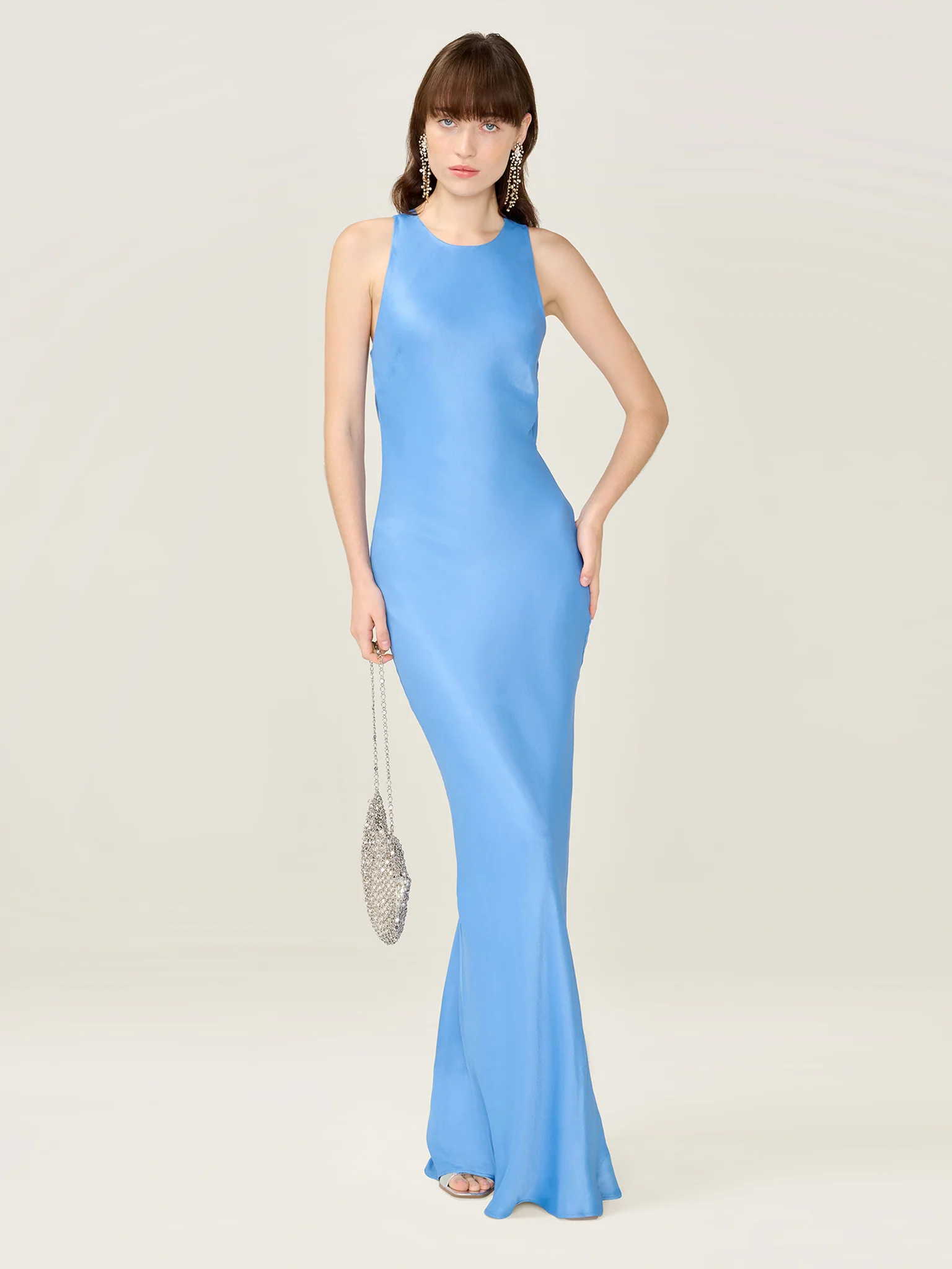 Jai Dress in Blue Bonnet