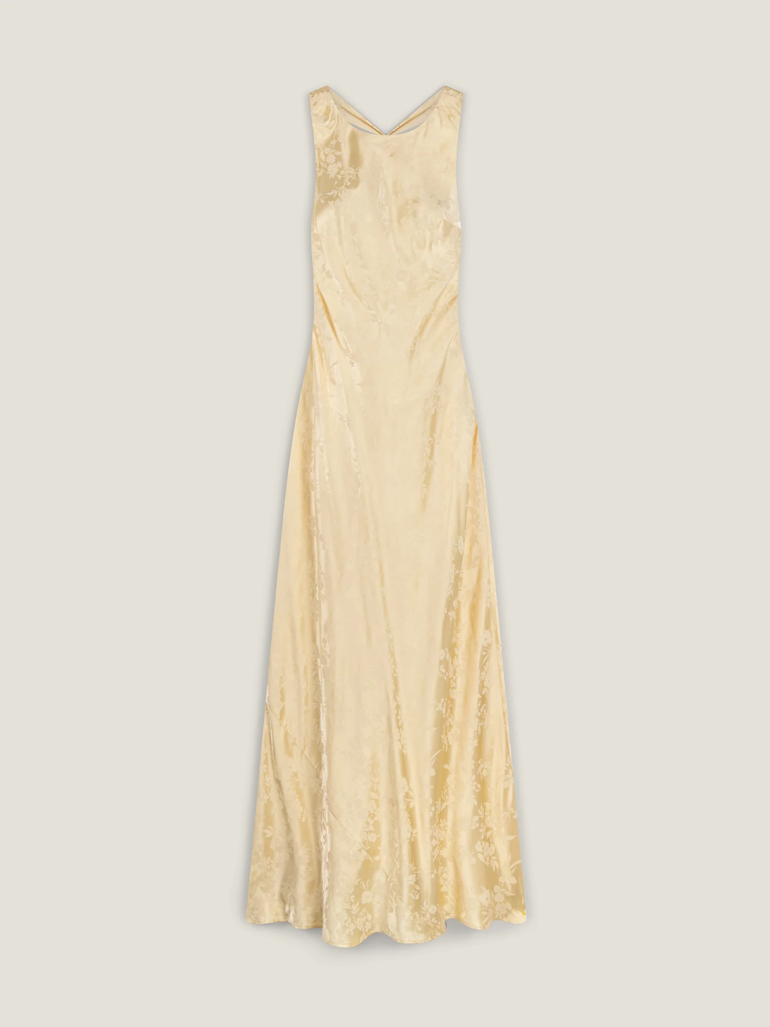 Jai Jacquard Dress in Double Cream - Image 6