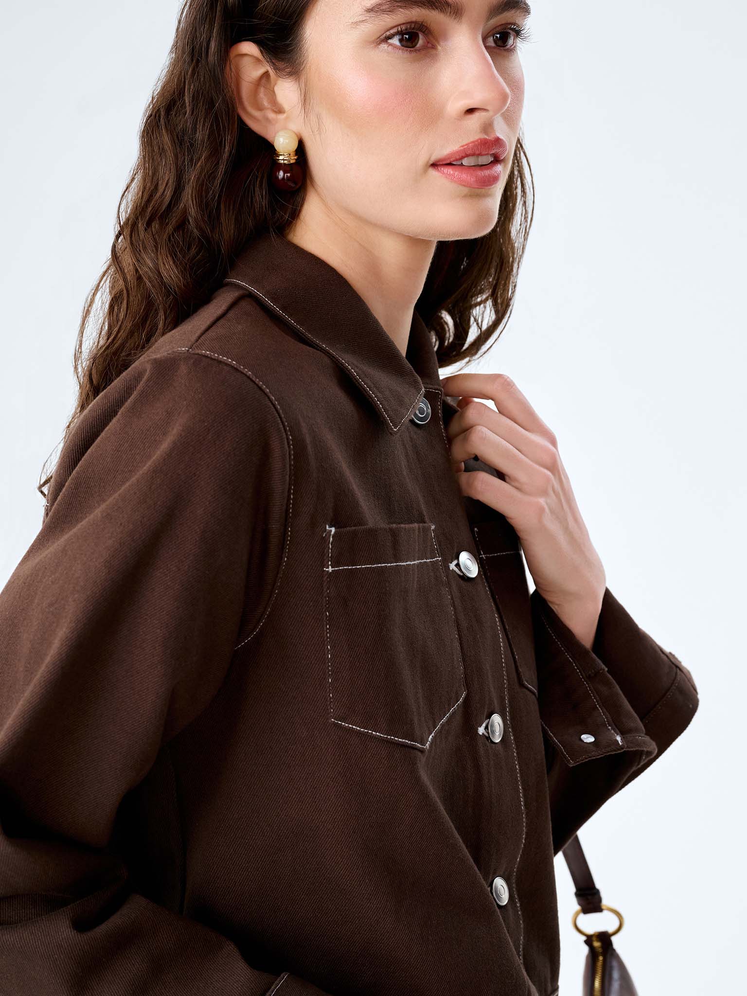 Jesse Jacket in Brown - Image 4