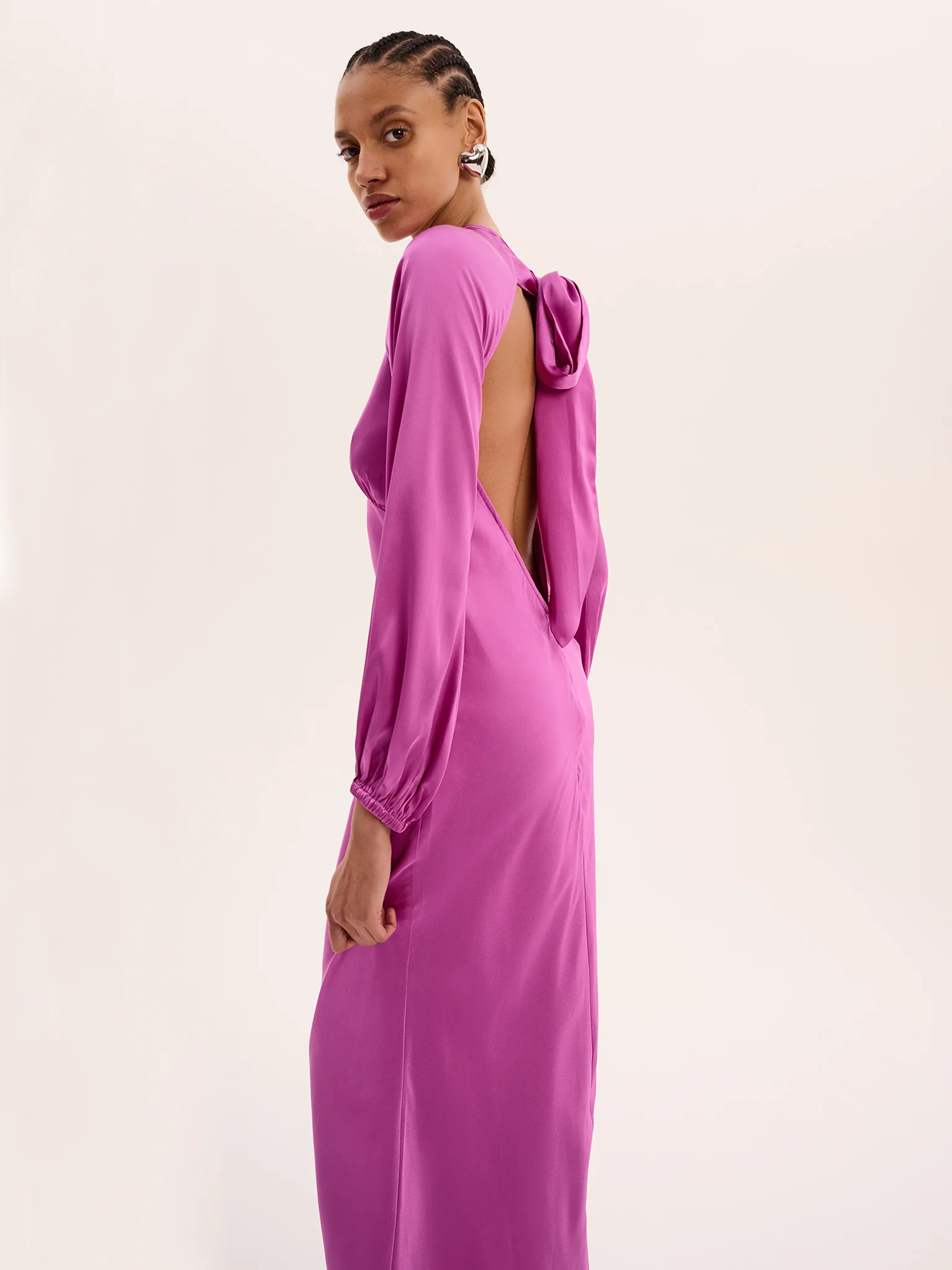 Joelle Dress in Purple - Image 4