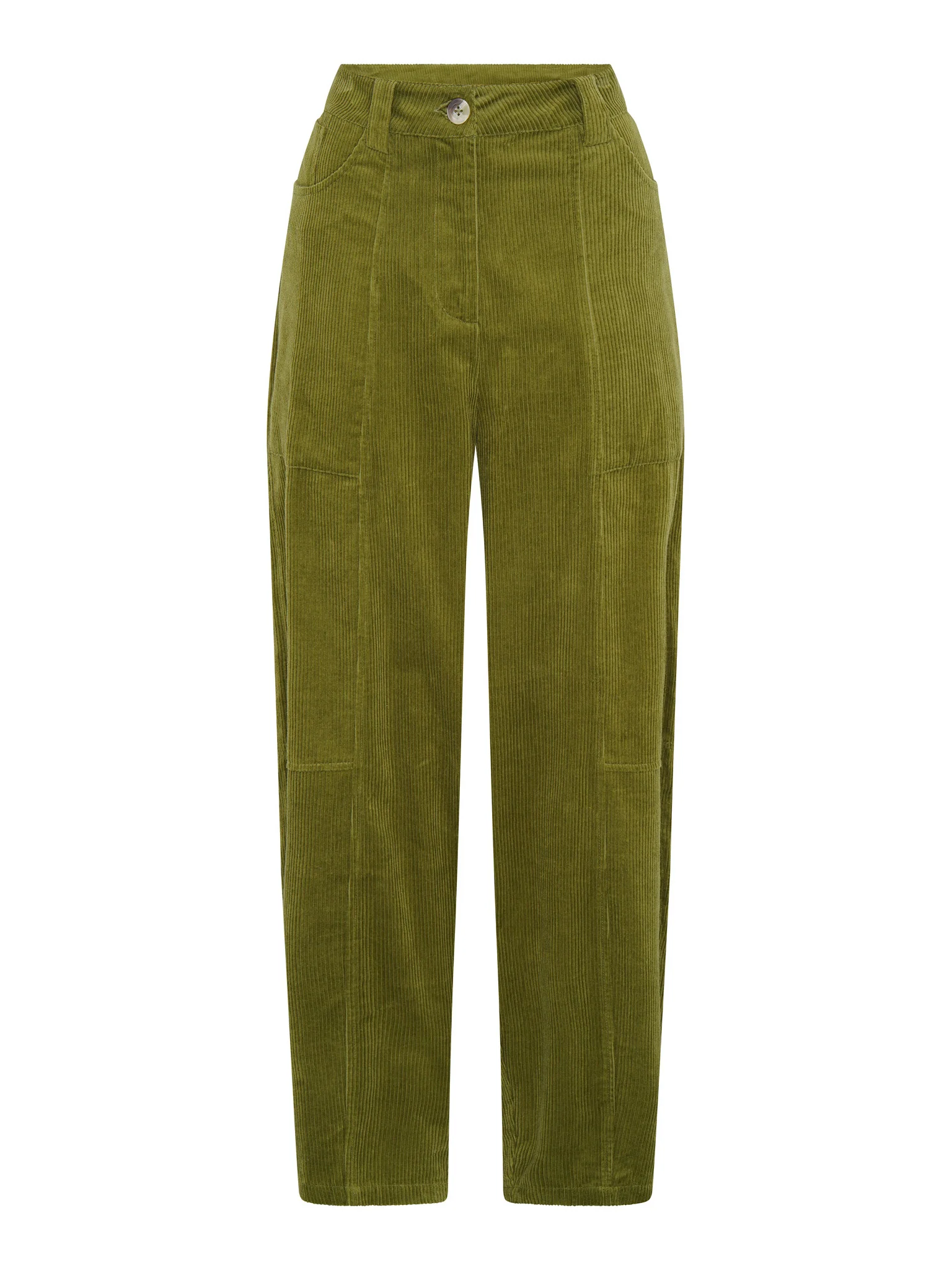Kai Cord Trouser in Moss Green - Image 4