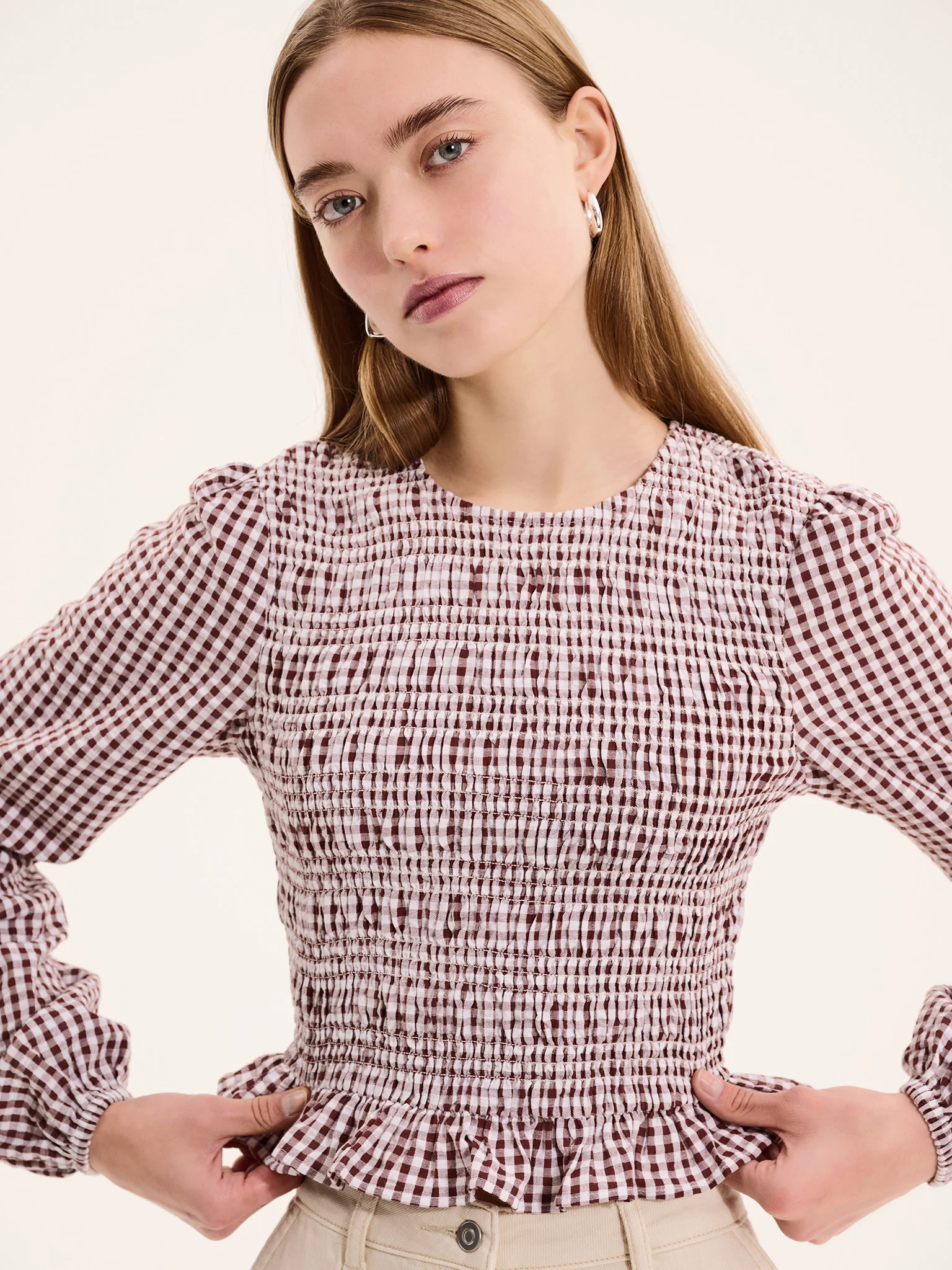 Kaloppe Top in Brown - Image 4