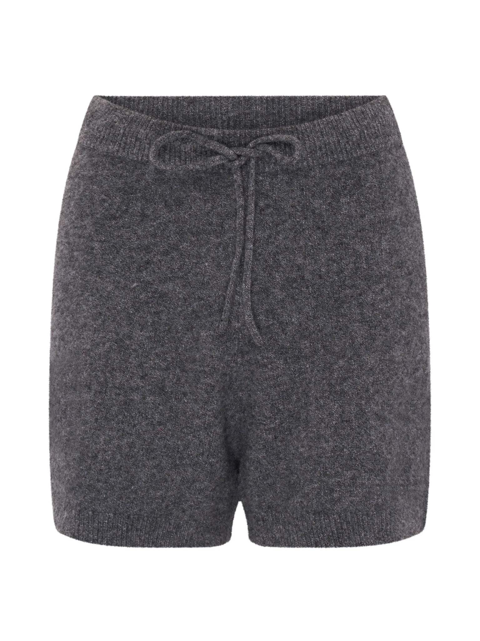 Kayleigh Knit Shorts in Grey Marl - Image 6