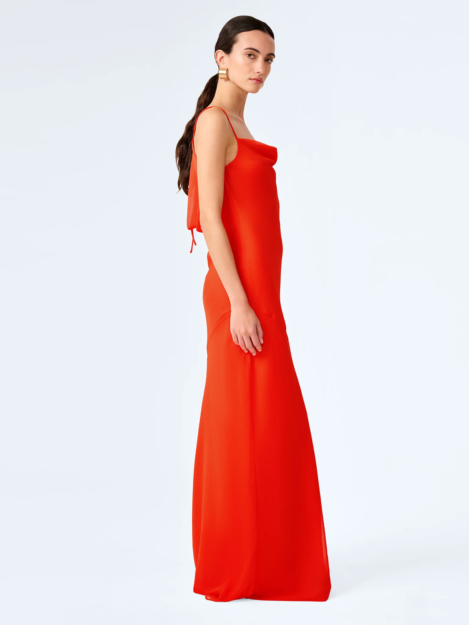 Koko Dress in Tangerine - Image 2